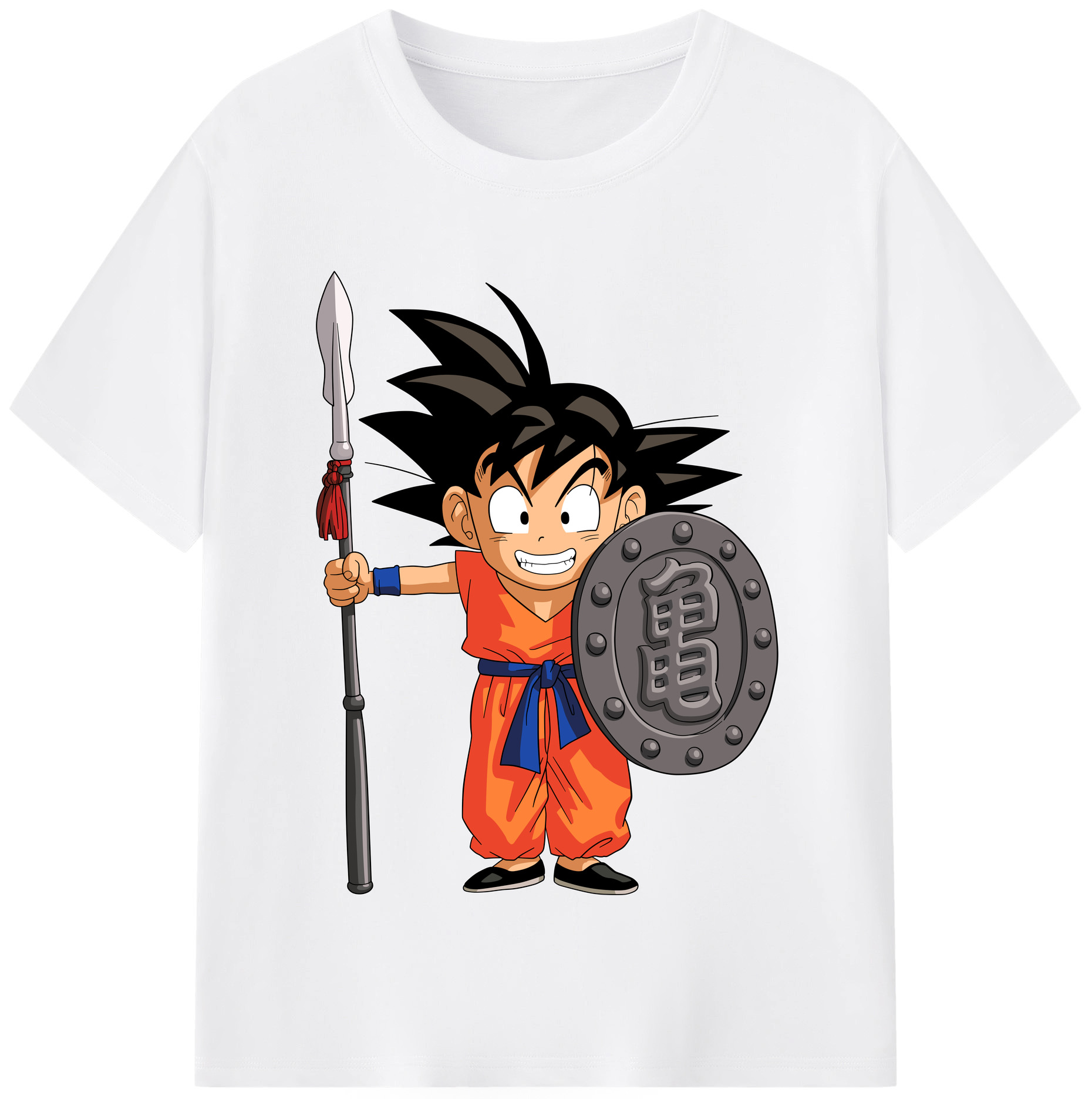 （画像用） ドラゴンボール 孫悟空（そん ごくう）Son Goku カカロット DRAGON BALL Kakarotto 綿100％半袖Tシャツ（フロントプリント）