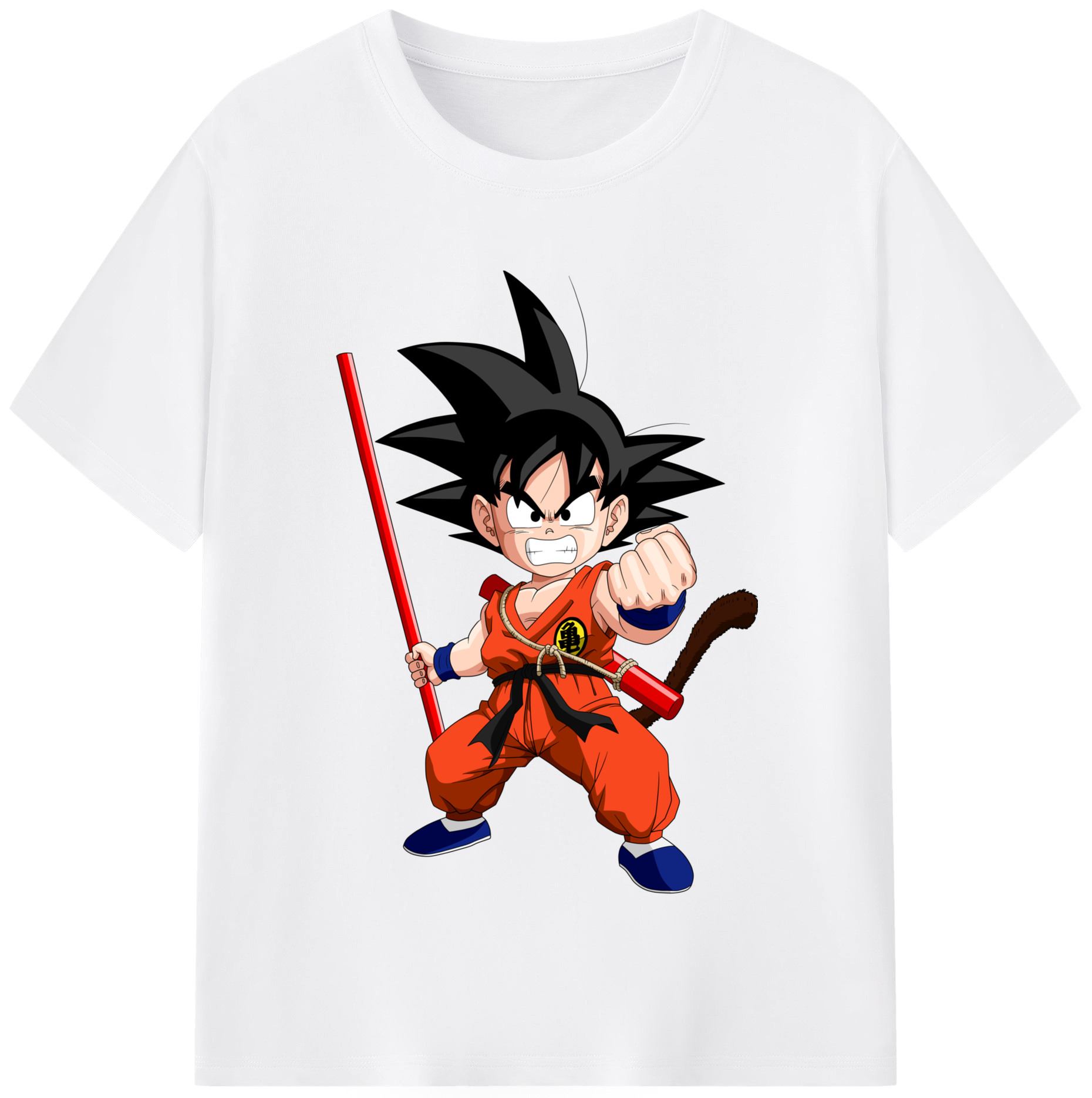 （画像用） ドラゴンボール 孫悟空（そん ごくう）Son Goku カカロット DRAGON BALL Kakarotto 綿100％半袖Tシャツ（フロントプリント）