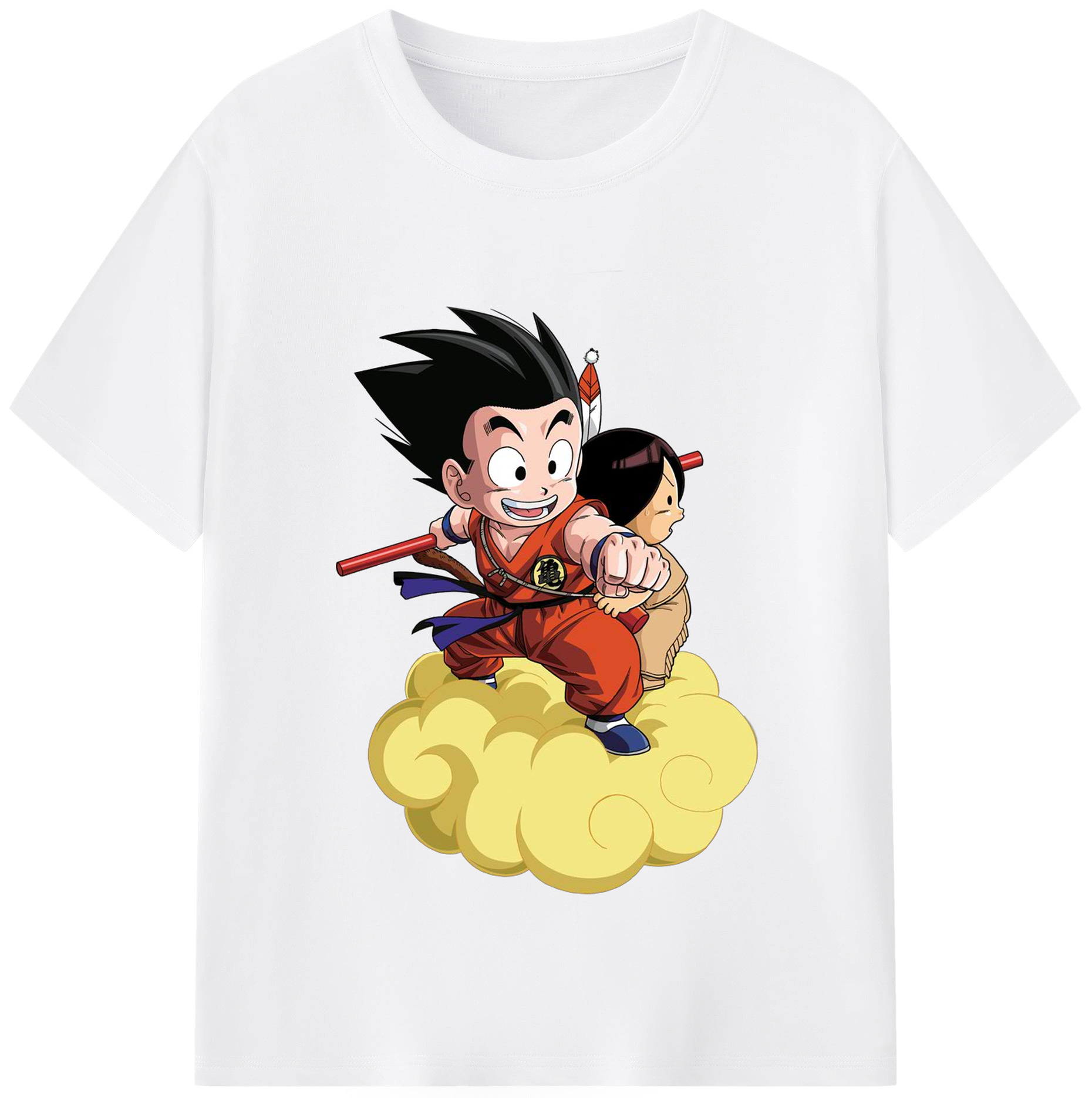（画像用） ドラゴンボール 孫悟空（そん ごくう）Son Goku カカロット DRAGON BALL Kakarotto 綿100％半袖Tシャツ（フロントプリント）