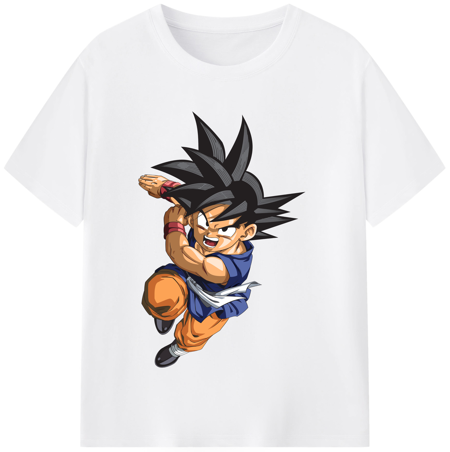 （画像用） ドラゴンボール 孫悟空（そん ごくう）Son Goku カカロット DRAGON BALL Kakarotto 綿100％半袖Tシャツ（フロントプリント）