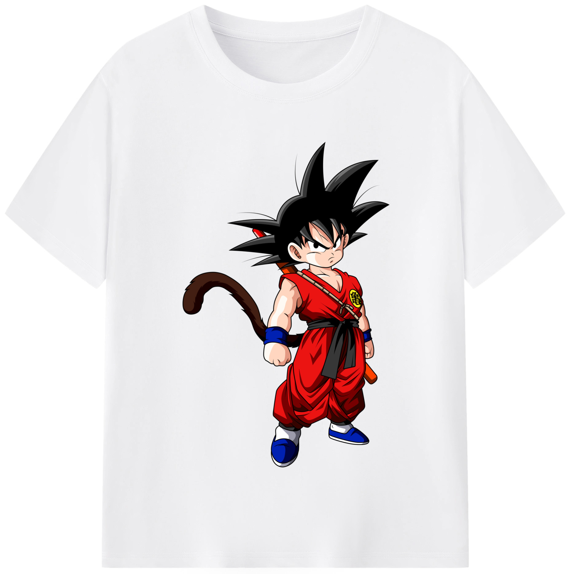 （画像用） ドラゴンボール 孫悟空（そん ごくう）Son Goku カカロット DRAGON BALL Kakarotto 綿100％半袖Tシャツ（フロントプリント）