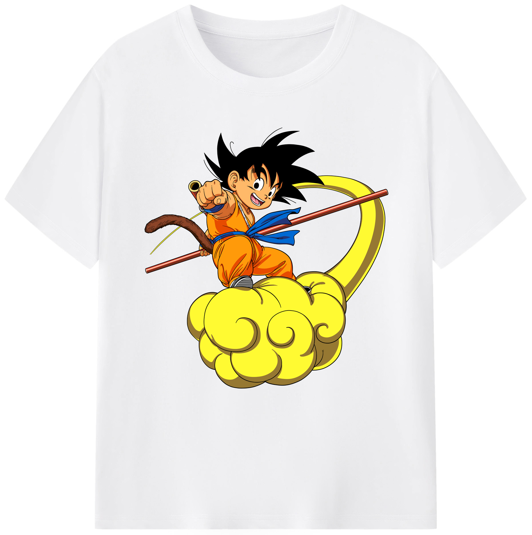 （画像用） ドラゴンボール 孫悟空（そん ごくう）Son Goku カカロット DRAGON BALL Kakarotto 綿100％半袖Tシャツ（フロントプリント）