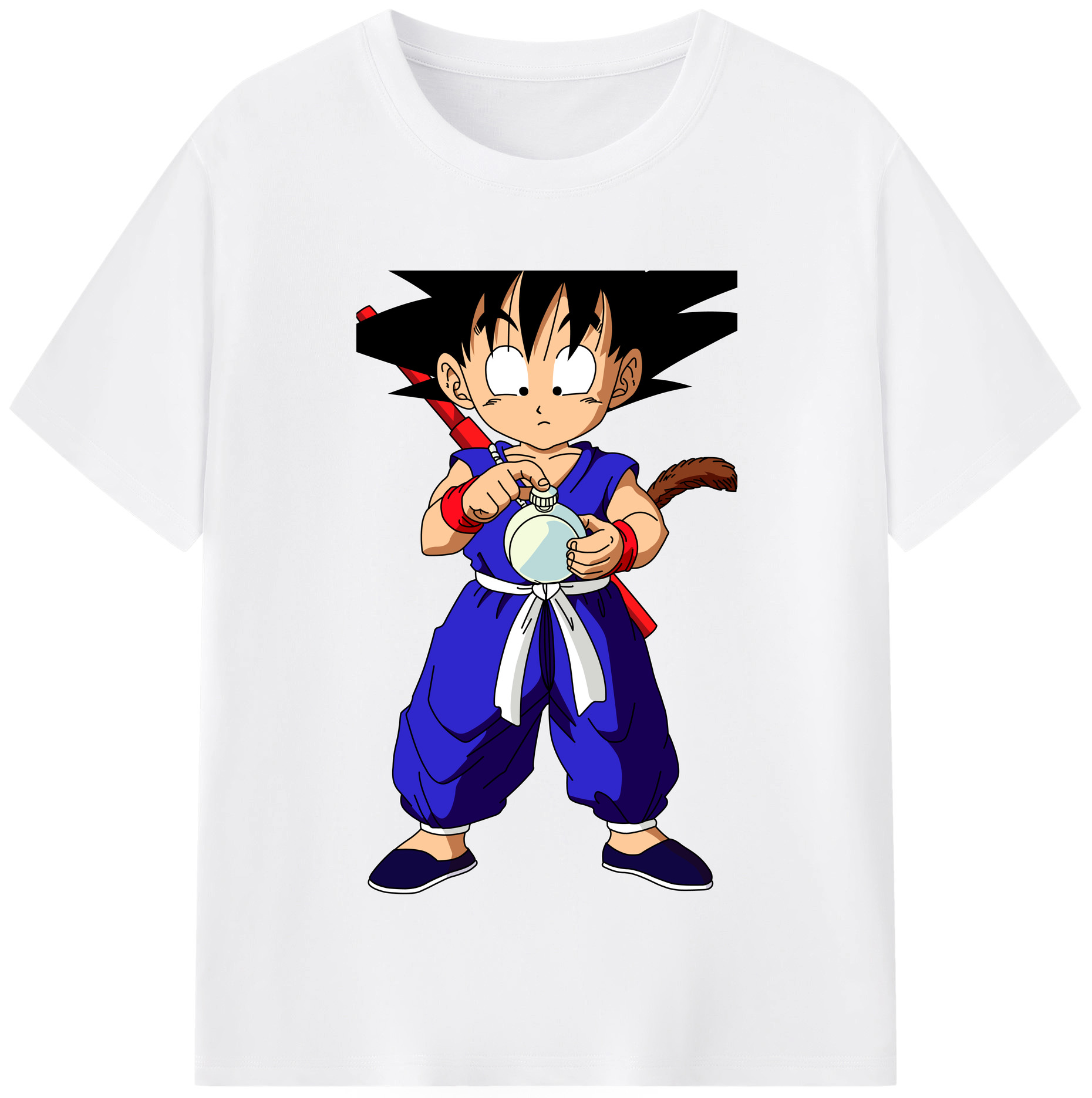 （画像用） ドラゴンボール 孫悟空（そん ごくう）Son Goku カカロット DRAGON BALL Kakarotto 綿100％半袖Tシャツ（フロントプリント）