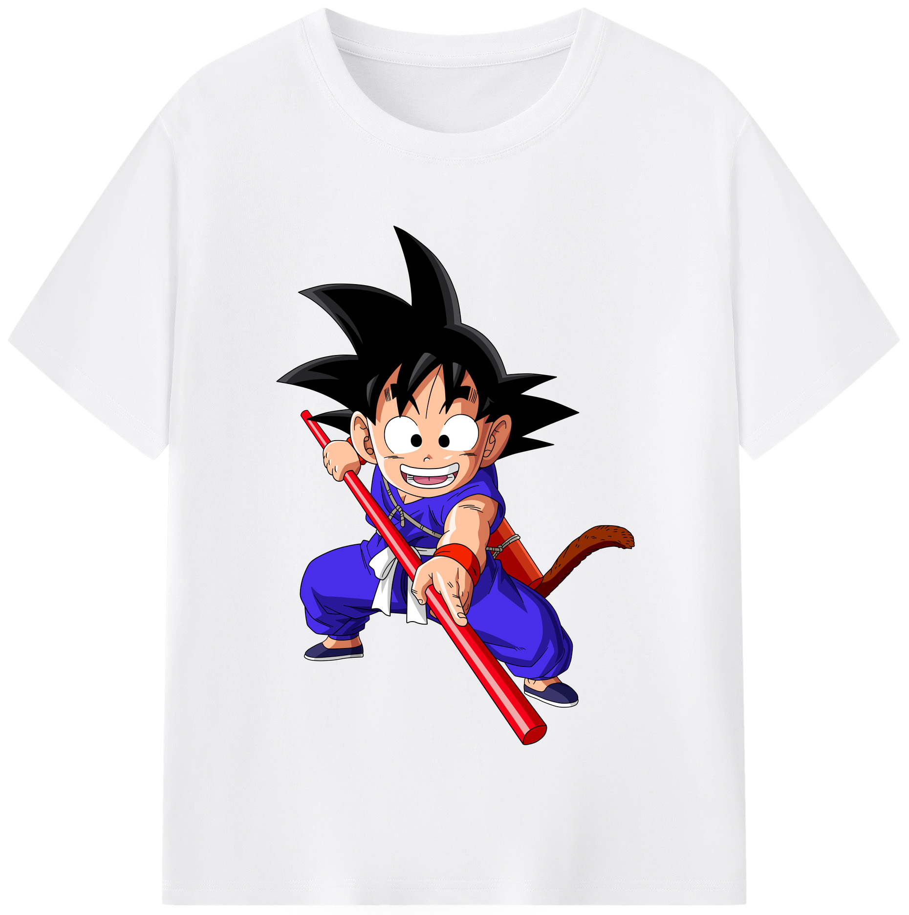 （画像用） ドラゴンボール 孫悟空（そん ごくう）Son Goku カカロット DRAGON BALL Kakarotto 綿100％半袖Tシャツ（フロントプリント）
