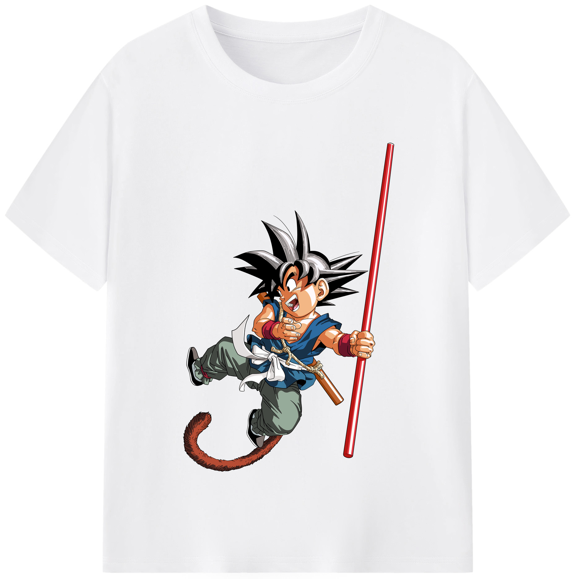 （画像用） ドラゴンボール 孫悟空（そん ごくう）Son Goku カカロット DRAGON BALL Kakarotto 綿100％半袖Tシャツ（フロントプリント）