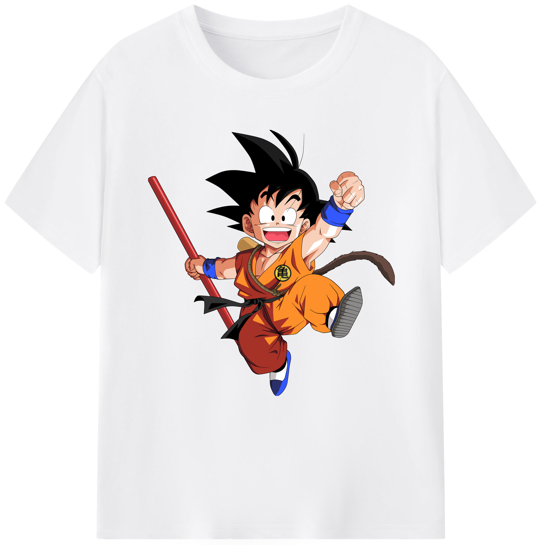 （画像用） ドラゴンボール 孫悟空（そん ごくう）Son Goku カカロット DRAGON BALL Kakarotto 綿100％半袖Tシャツ（フロントプリント）