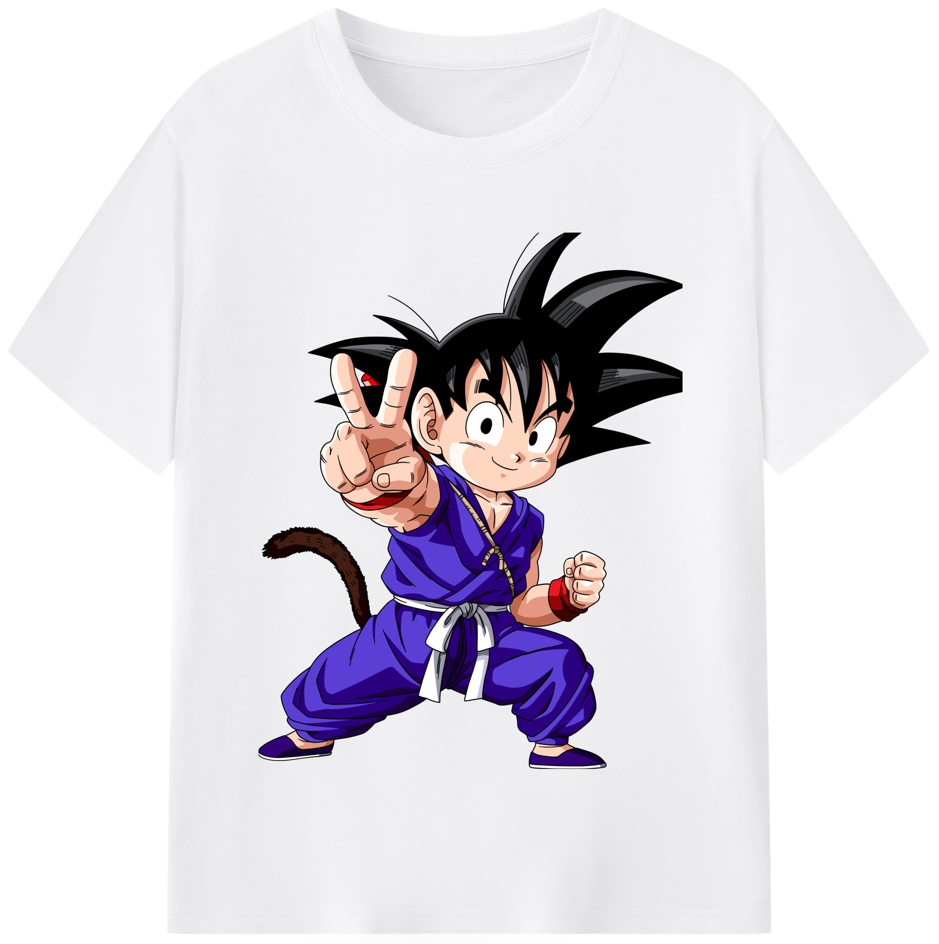 （画像用） ドラゴンボール 孫悟空（そん ごくう）Son Goku カカロット DRAGON BALL Kakarotto 綿100％半袖Tシャツ（フロントプリント）