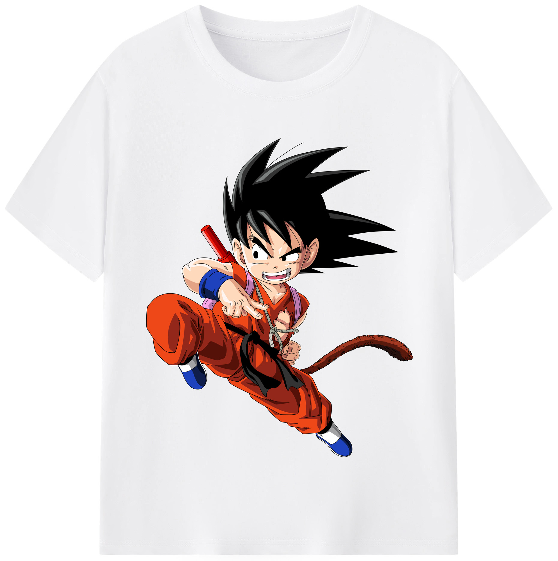 （画像用） ドラゴンボール 孫悟空（そん ごくう）Son Goku カカロット DRAGON BALL Kakarotto 綿100％半袖Tシャツ（フロントプリント）