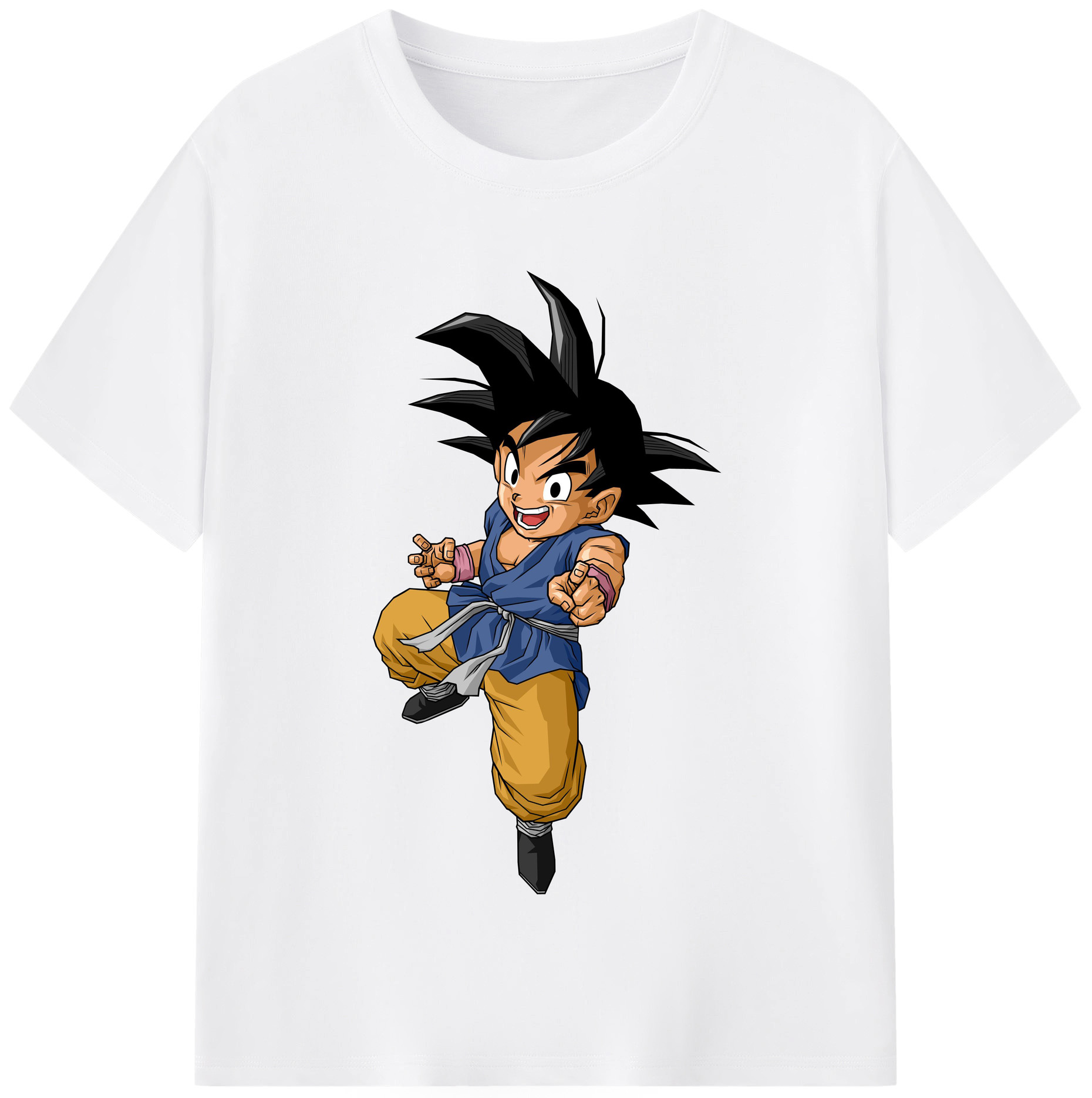 （画像用） ドラゴンボール 孫悟空（そん ごくう）Son Goku カカロット DRAGON BALL Kakarotto 綿100％半袖Tシャツ（フロントプリント）