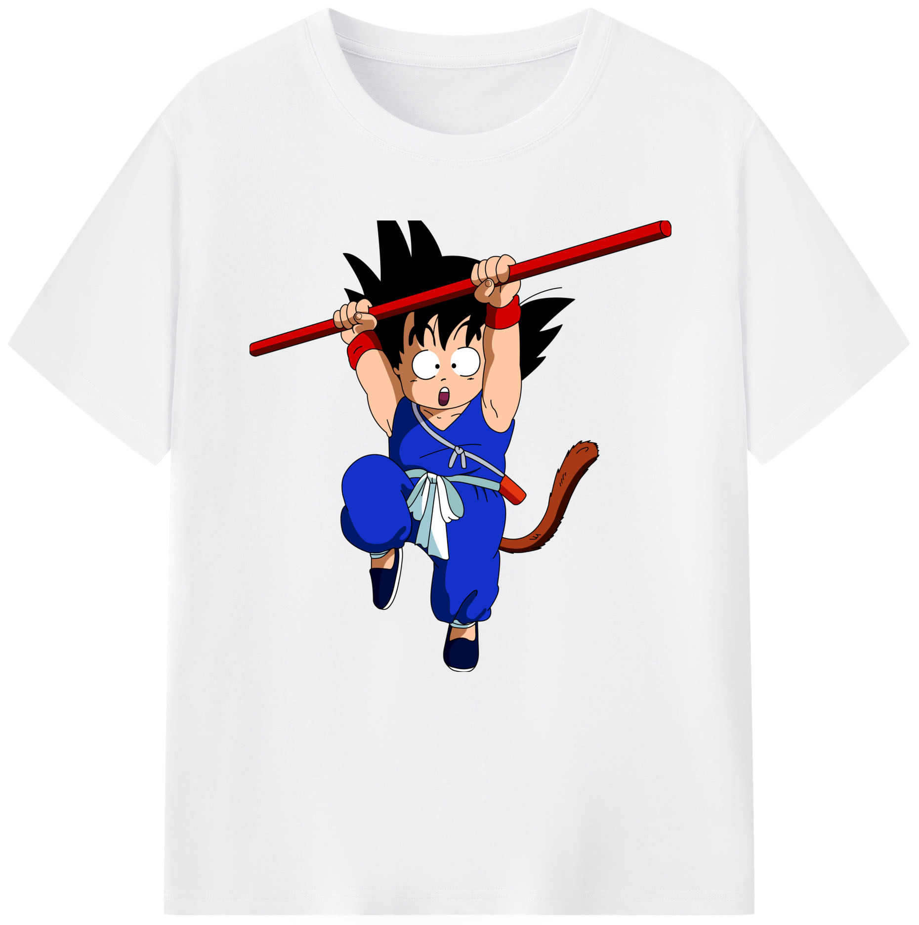 （画像用） ドラゴンボール 孫悟空（そん ごくう）Son Goku カカロット DRAGON BALL Kakarotto 綿100％半袖Tシャツ（フロントプリント）