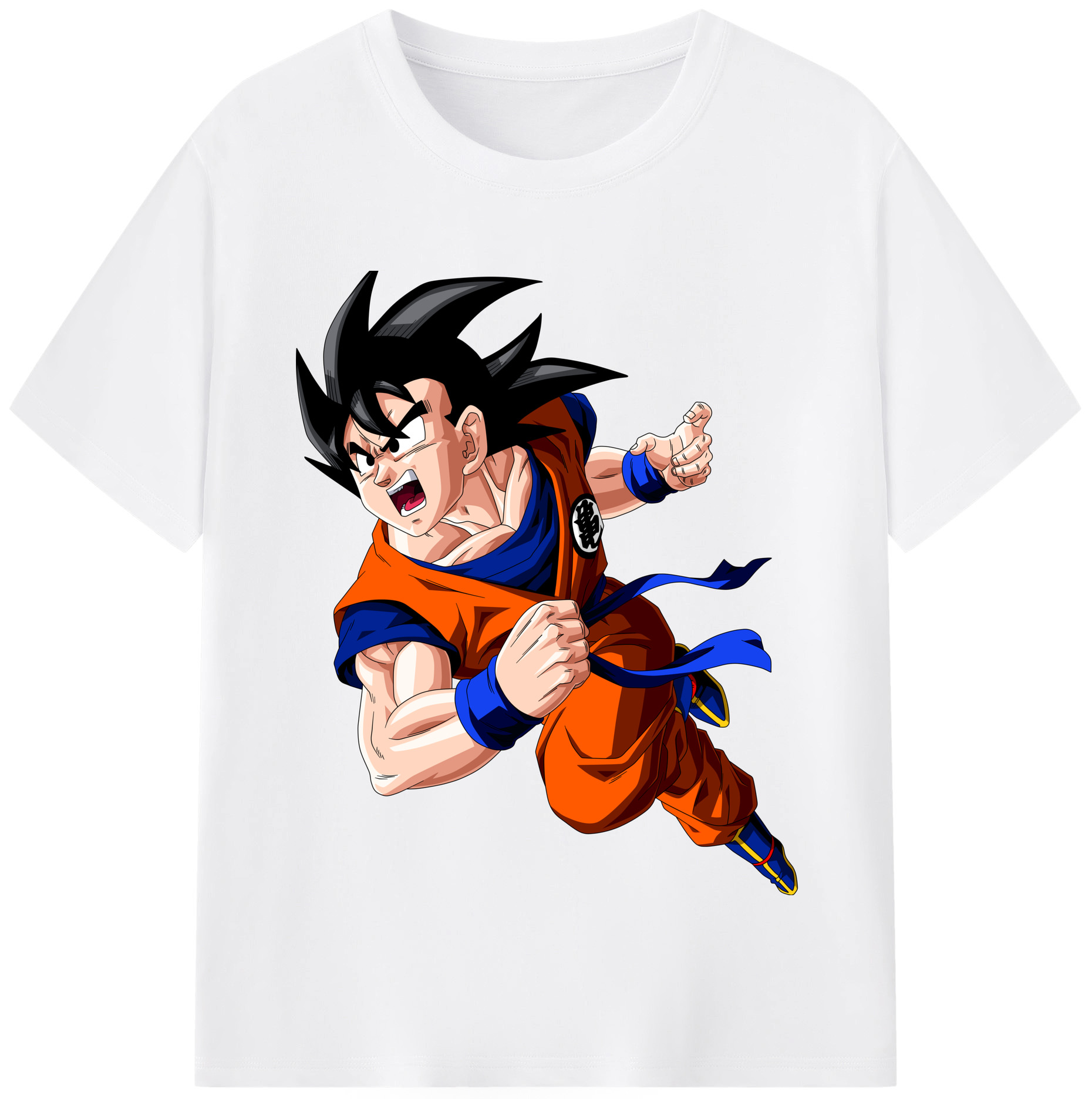 （画像用） ドラゴンボール 孫悟空（そん ごくう）Son Goku カカロット DRAGON BALL Kakarotto 綿100％半袖Tシャツ（フロントプリント）