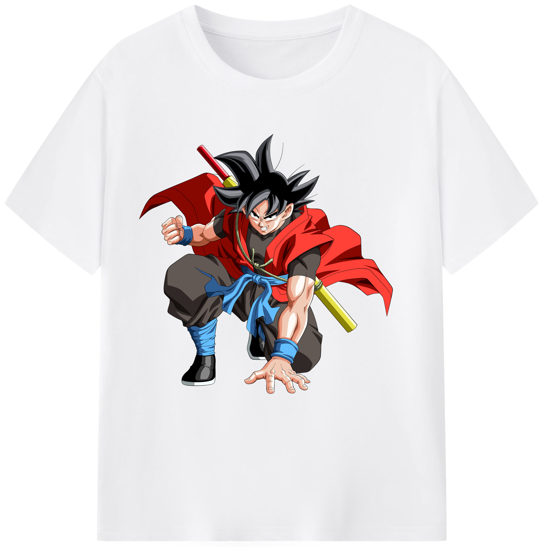 （画像用） ドラゴンボール 孫悟空（そん ごくう）Son Goku カカロット DRAGON BALL Kakarotto 綿100％半袖Tシャツ（フロントプリント）