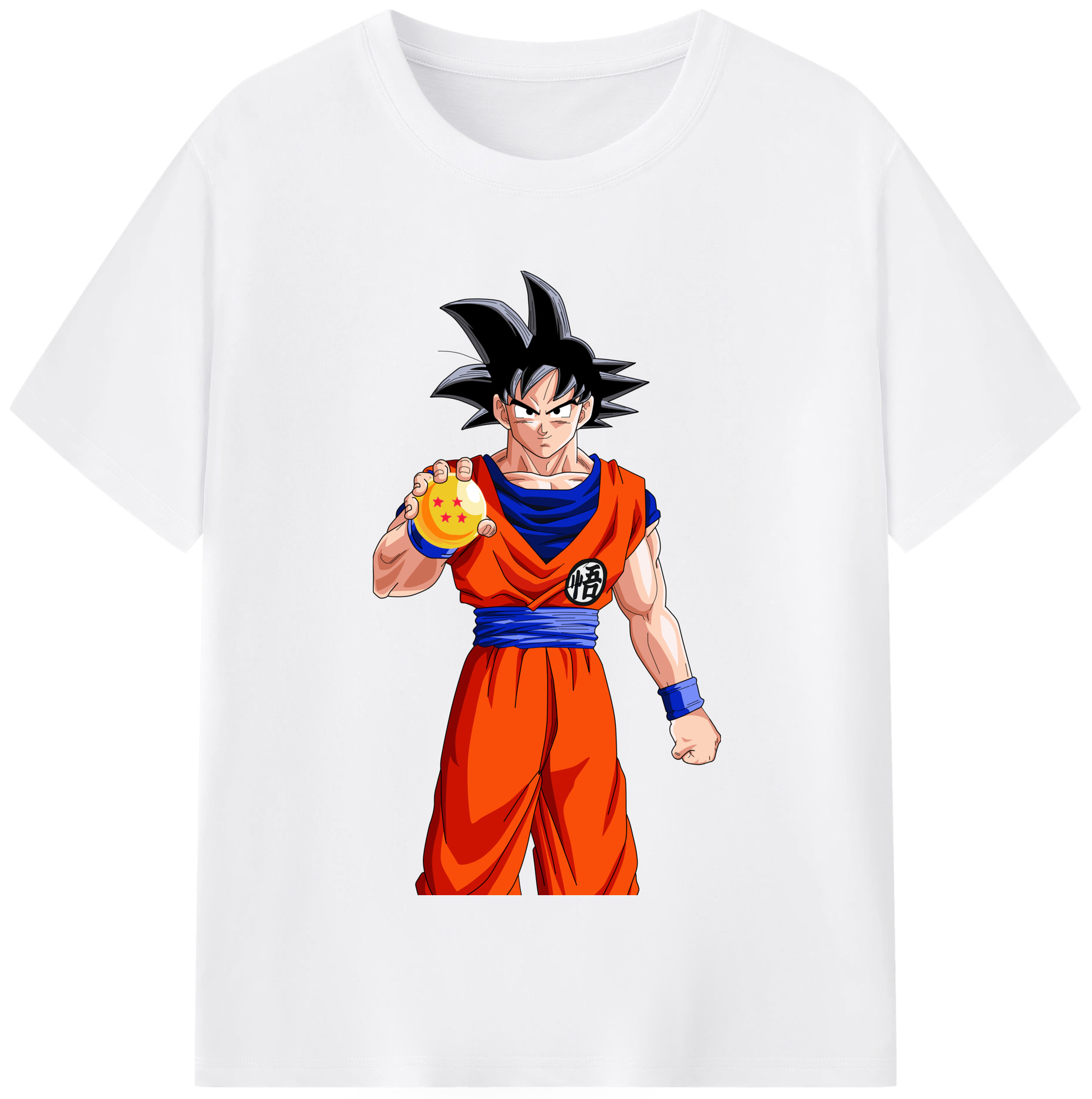 （画像用） ドラゴンボール 孫悟空（そん ごくう）Son Goku カカロット DRAGON BALL Kakarotto 綿100％半袖Tシャツ（フロントプリント）