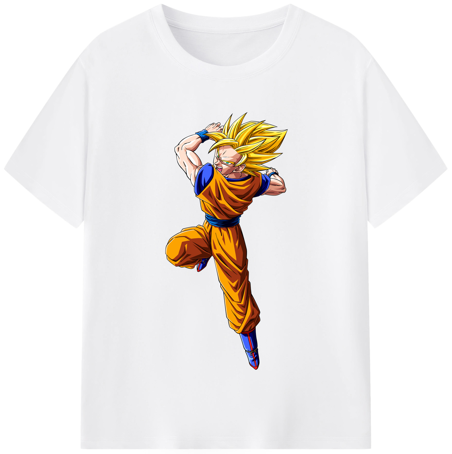 （画像用） ドラゴンボール 孫悟空（そん ごくう）Son Goku カカロット DRAGON BALL Kakarotto 綿100％半袖Tシャツ（フロントプリント）