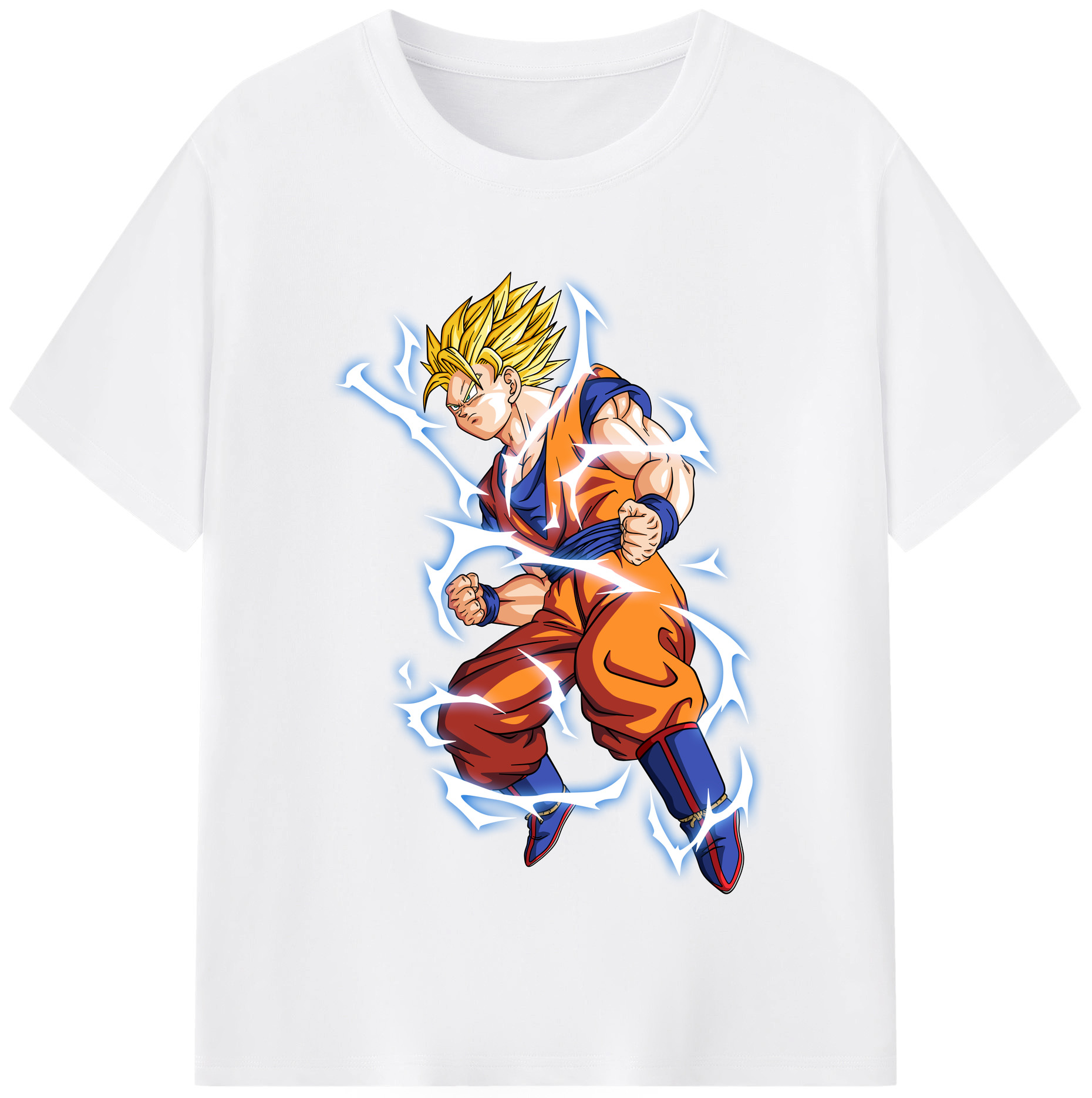 （画像用） ドラゴンボール 孫悟空（そん ごくう）Son Goku カカロット DRAGON BALL Kakarotto 綿100％半袖Tシャツ（フロントプリント）