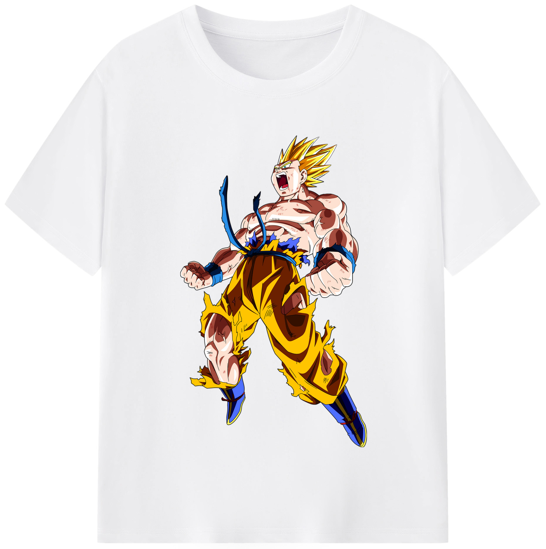 （画像用） ドラゴンボール 孫悟空（そん ごくう）Son Goku カカロット DRAGON BALL Kakarotto 綿100％半袖Tシャツ（フロントプリント）