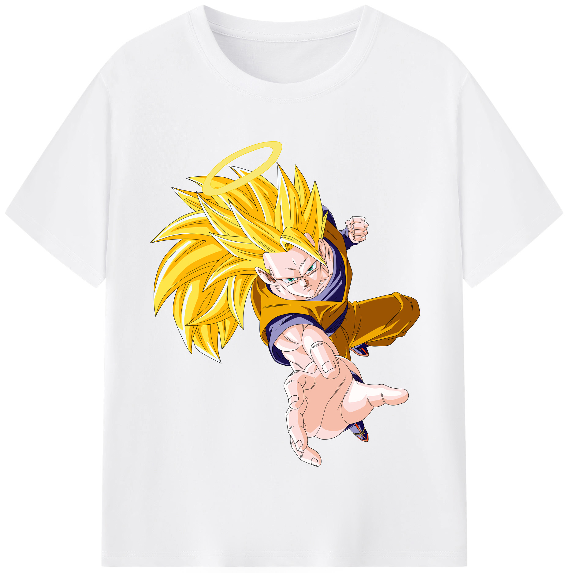 （画像用） ドラゴンボール 孫悟空（そん ごくう）Son Goku カカロット DRAGON BALL Kakarotto 綿100％半袖Tシャツ（フロントプリント）
