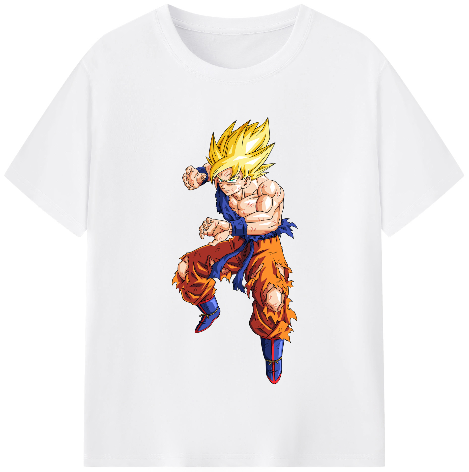 （画像用） ドラゴンボール 孫悟空（そん ごくう）Son Goku カカロット DRAGON BALL Kakarotto 綿100％半袖Tシャツ（フロントプリント）