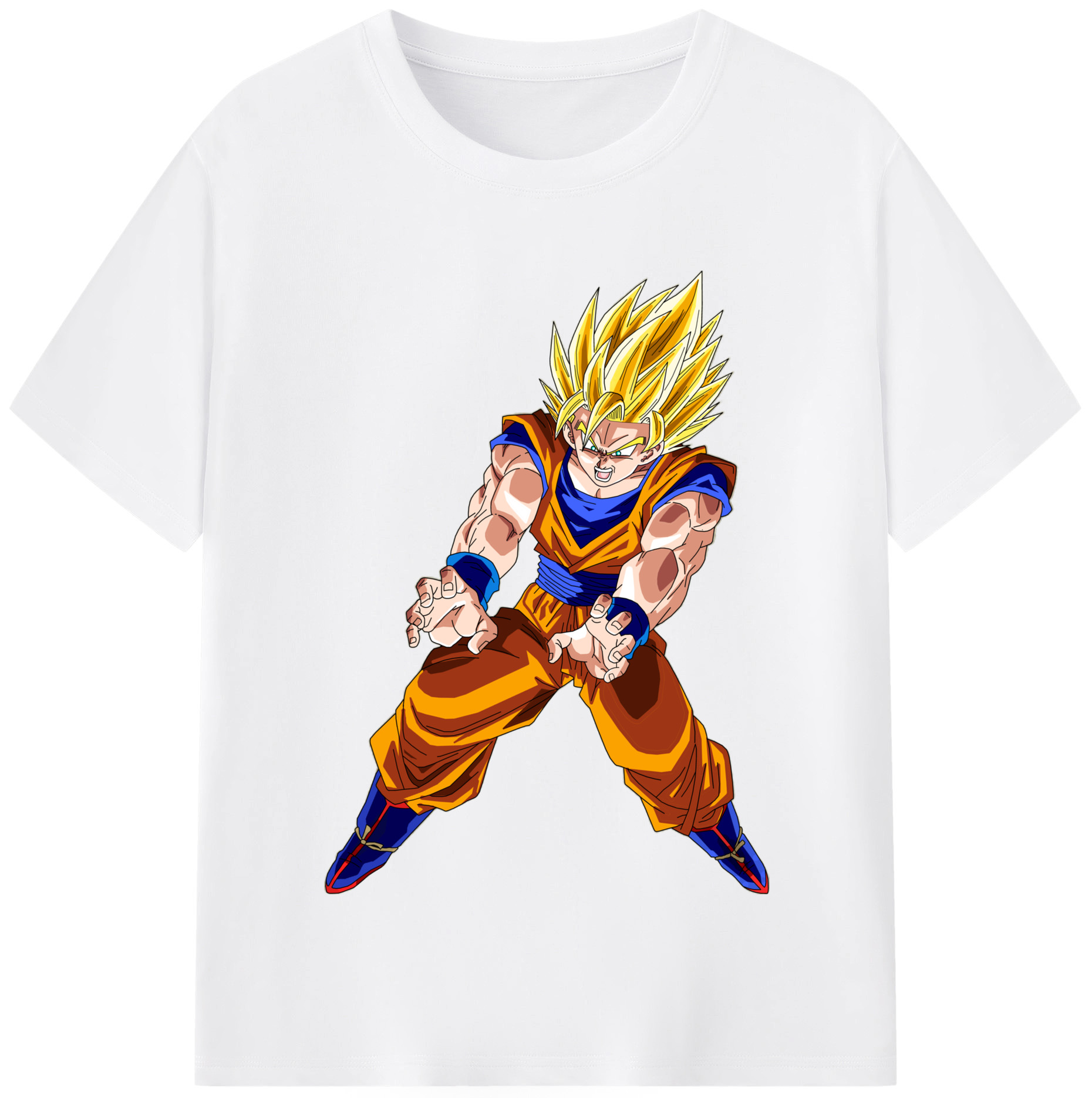 （画像用） ドラゴンボール 孫悟空（そん ごくう）Son Goku カカロット DRAGON BALL Kakarotto 綿100％半袖Tシャツ（フロントプリント）