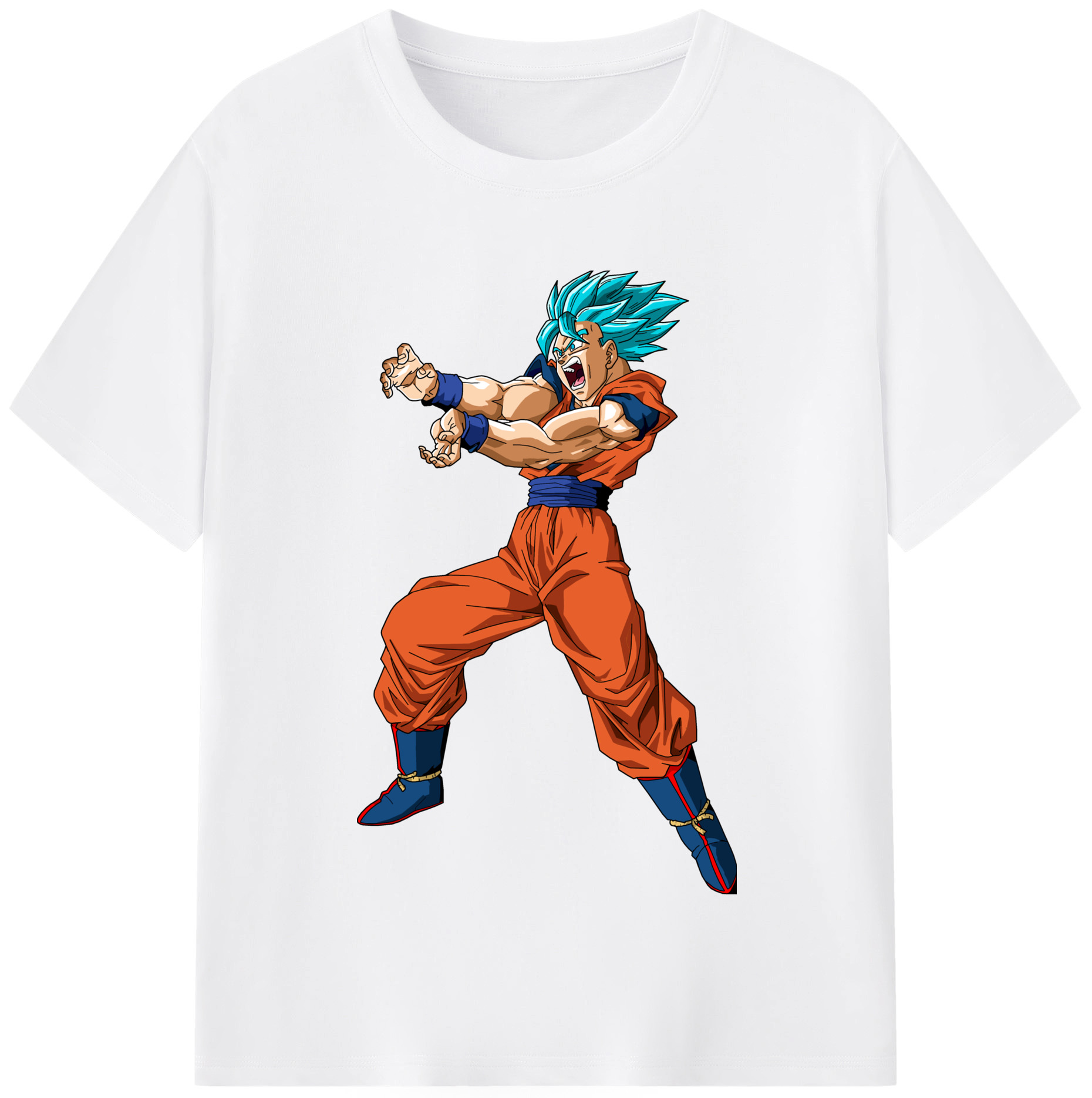 （画像用） ドラゴンボール 孫悟空（そん ごくう）Son Goku カカロット DRAGON BALL Kakarotto 綿100％半袖Tシャツ（フロントプリント）