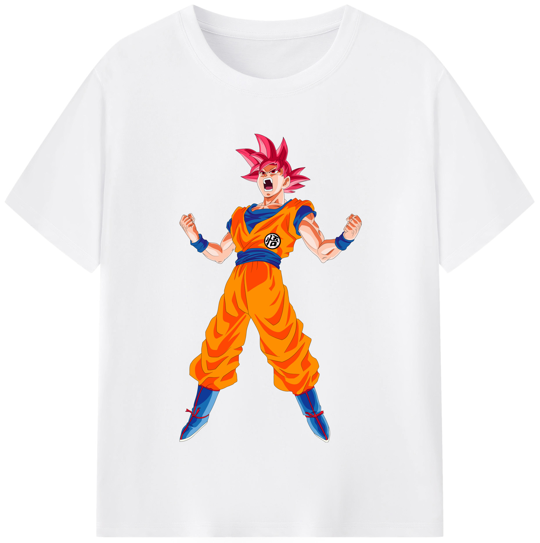 （画像用） ドラゴンボール 孫悟空（そん ごくう）Son Goku カカロット DRAGON BALL Kakarotto 綿100％半袖Tシャツ（フロントプリント）
