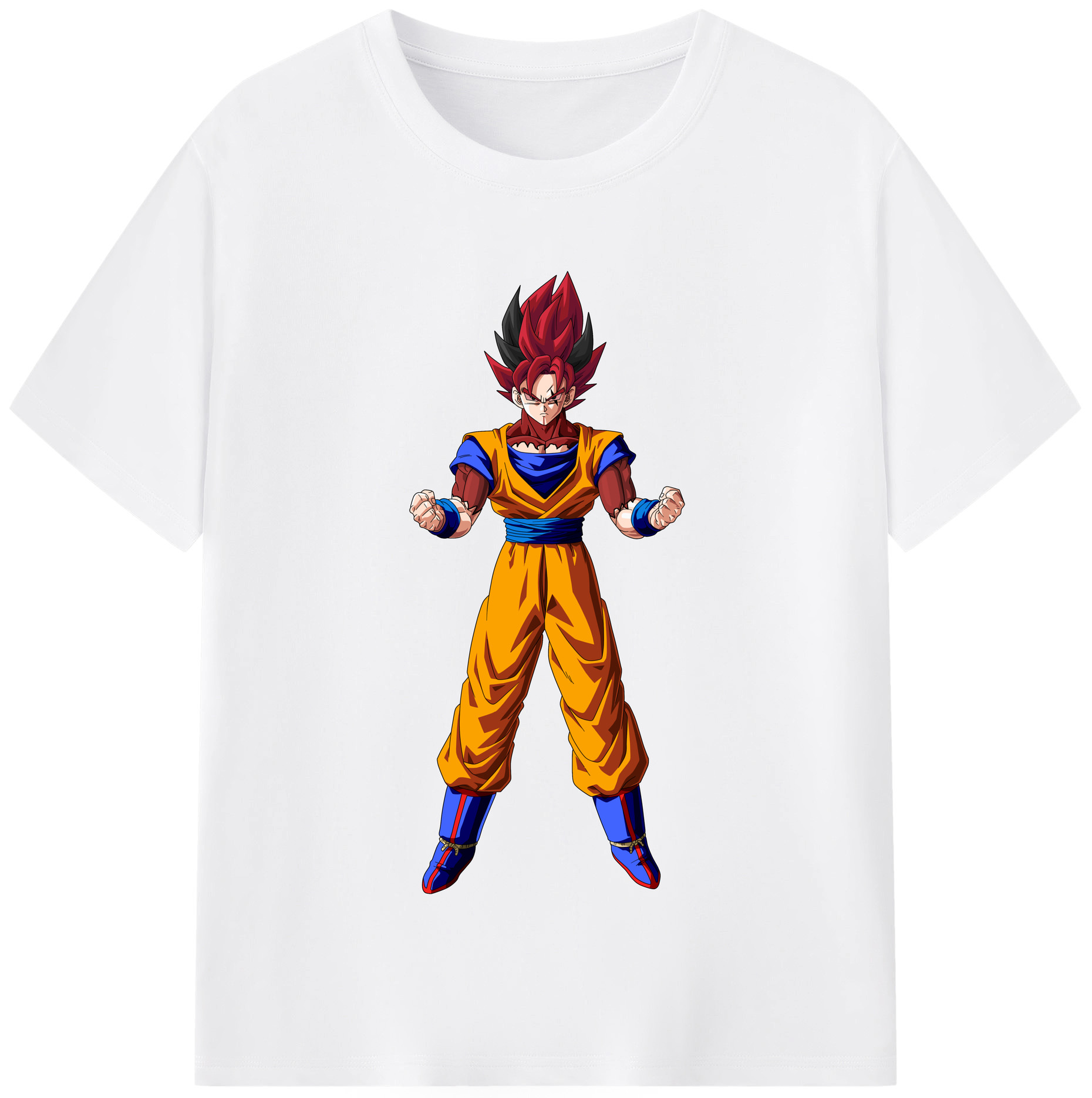 （画像用） ドラゴンボール 孫悟空（そん ごくう）Son Goku カカロット DRAGON BALL Kakarotto 綿100％半袖Tシャツ（フロントプリント）