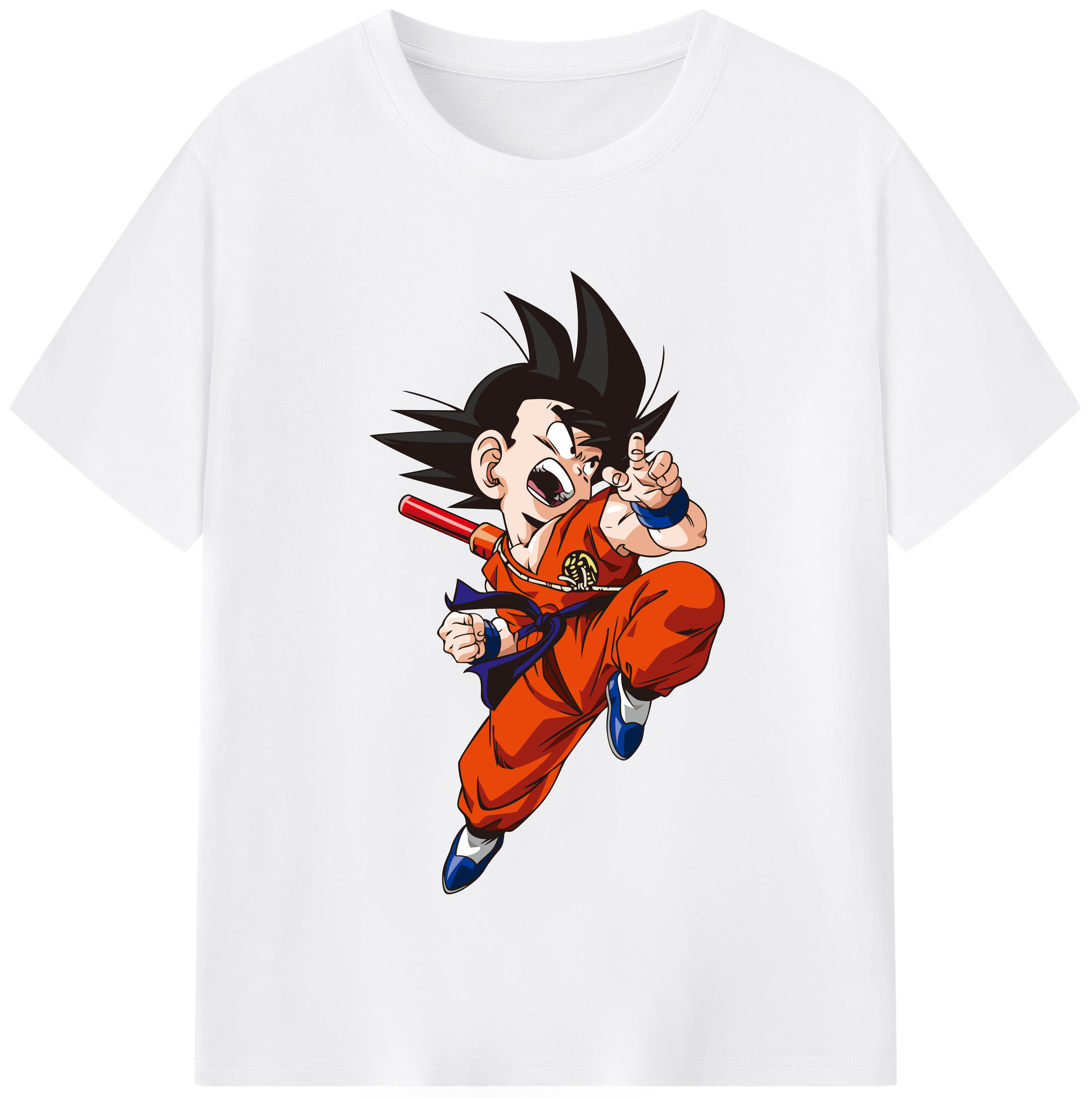 （画像用） ドラゴンボール 孫悟空（そん ごくう）Son Goku カカロット DRAGON BALL Kakarotto 綿100％半袖Tシャツ（フロントプリント）
