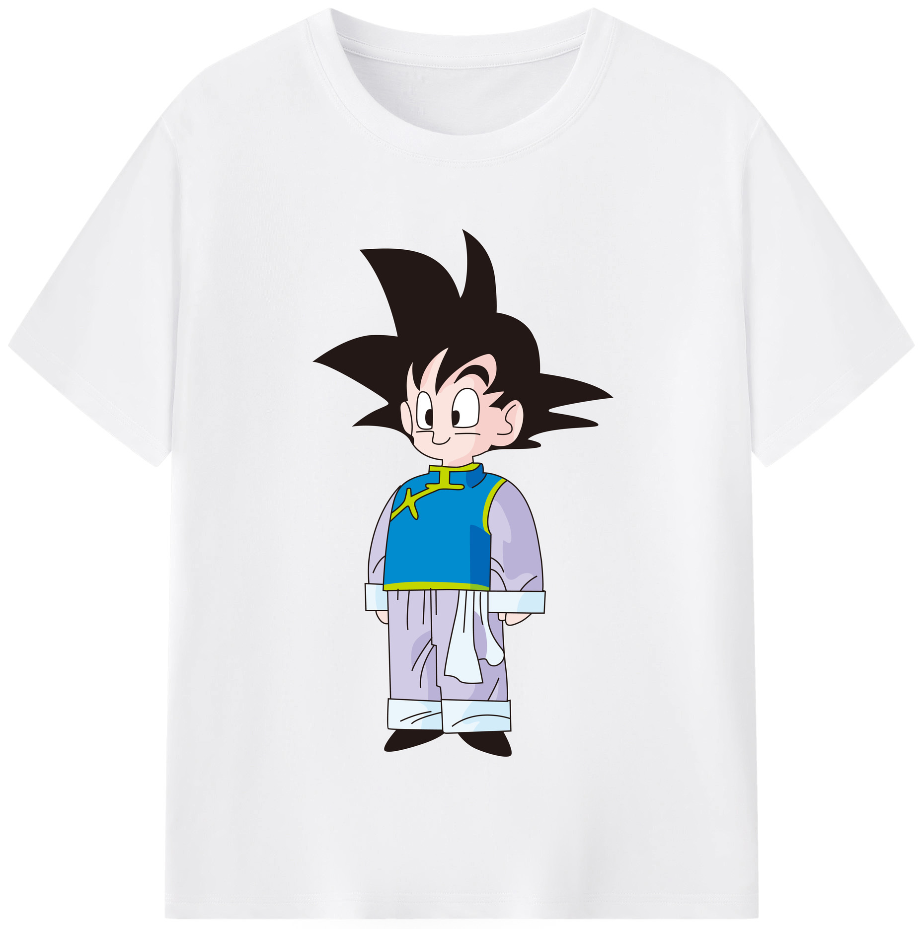 （画像用） ドラゴンボール 孫悟空（そん ごくう）Son Goku カカロット DRAGON BALL Kakarotto 綿100％半袖Tシャツ（フロントプリント）