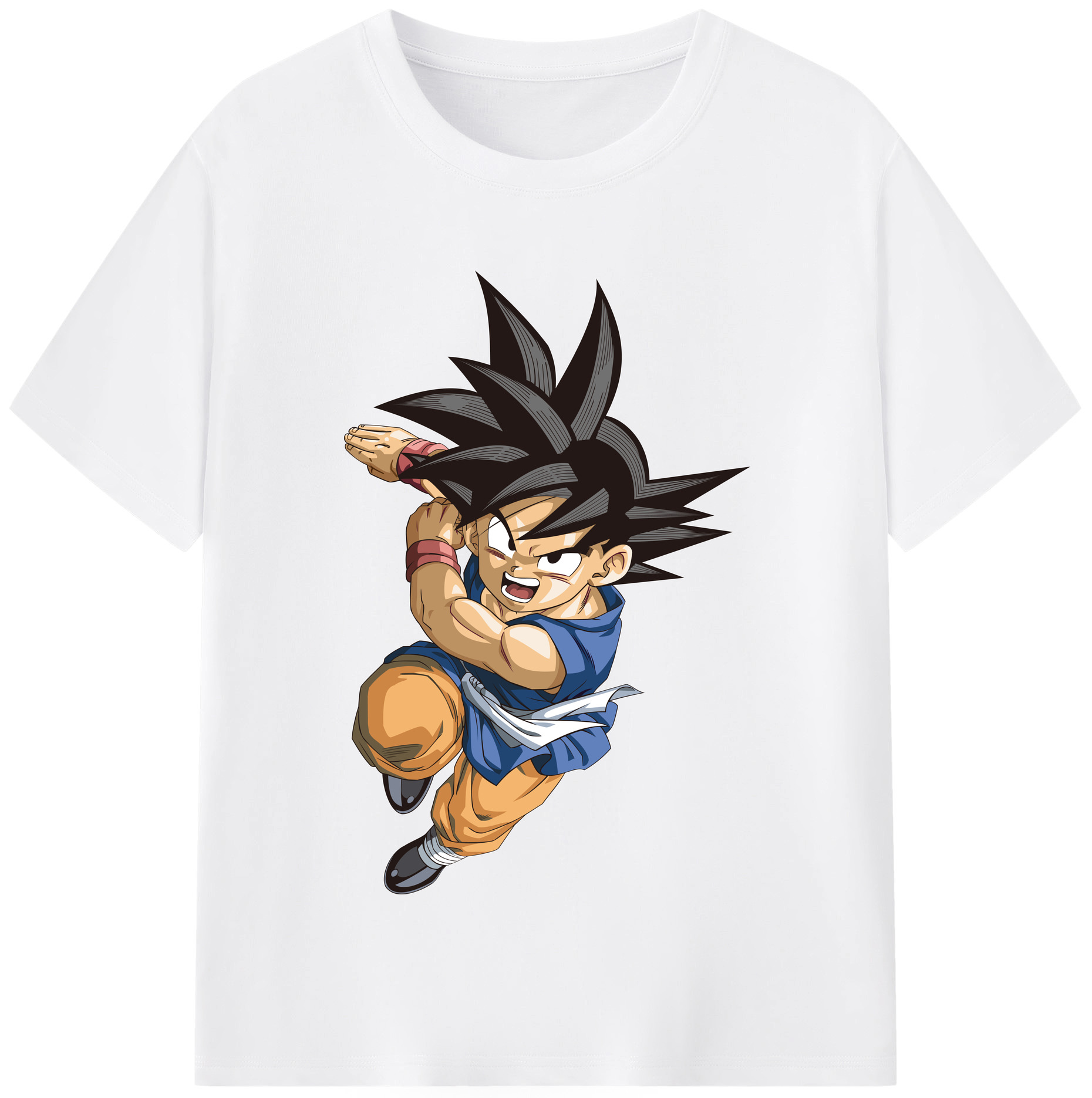 （画像用） ドラゴンボール 孫悟空（そん ごくう）Son Goku カカロット DRAGON BALL Kakarotto 綿100％半袖Tシャツ（フロントプリント）