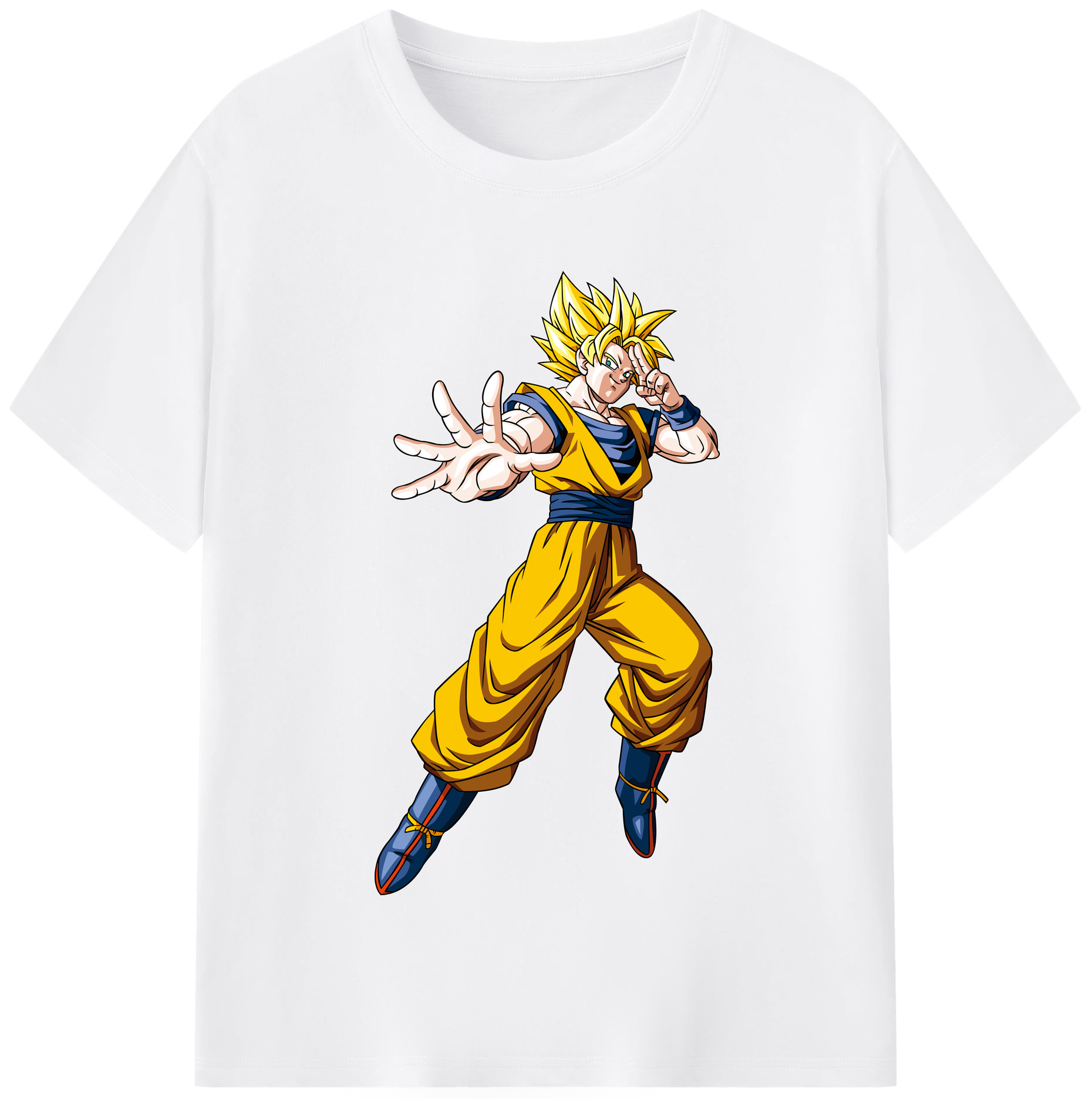 （画像用） ドラゴンボール 孫悟空（そん ごくう）Son Goku カカロット DRAGON BALL Kakarotto 綿100％半袖Tシャツ（フロントプリント）