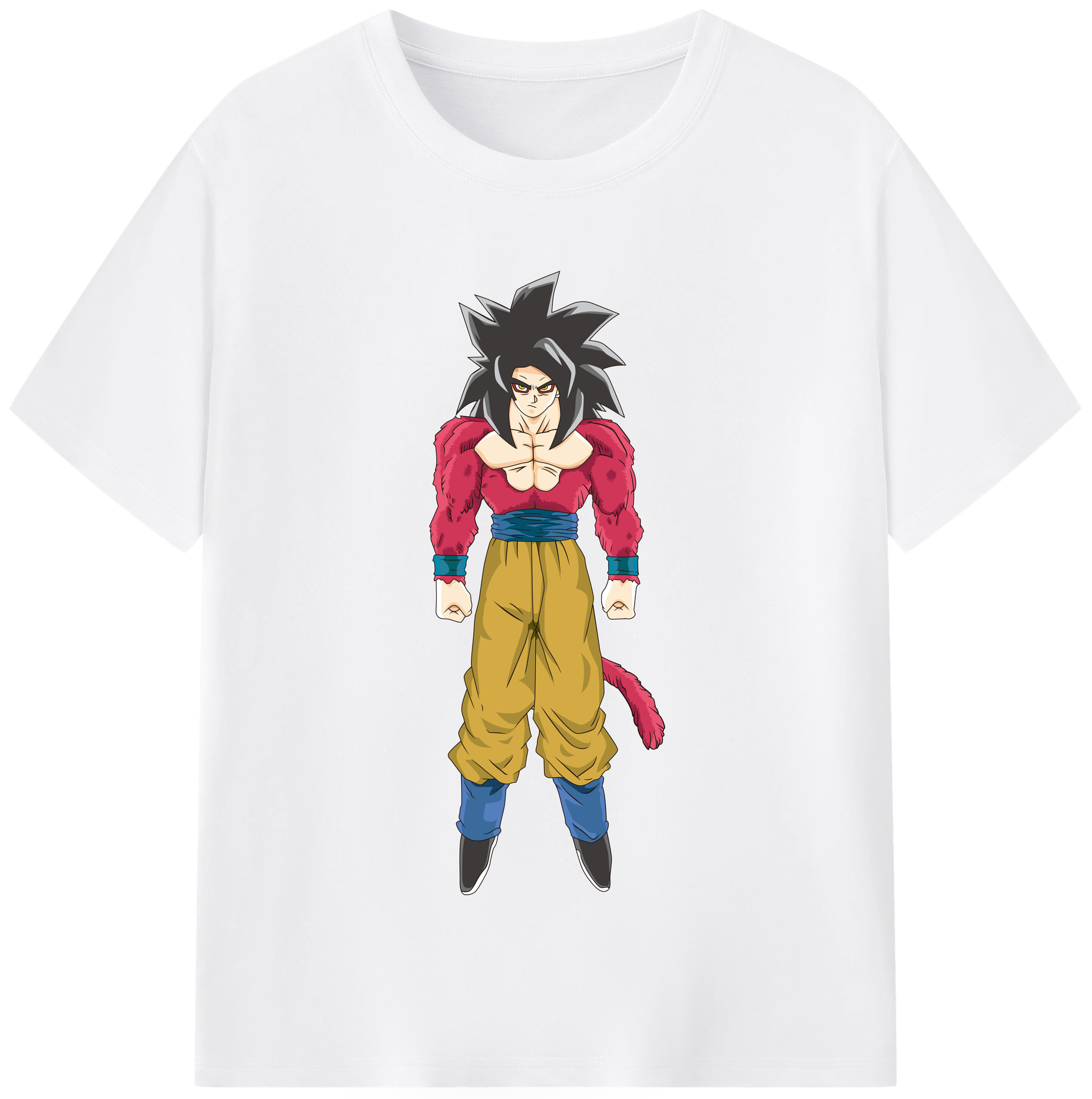 （画像用） ドラゴンボール 孫悟空（そん ごくう）Son Goku カカロット DRAGON BALL Kakarotto 綿100％半袖Tシャツ（フロントプリント）