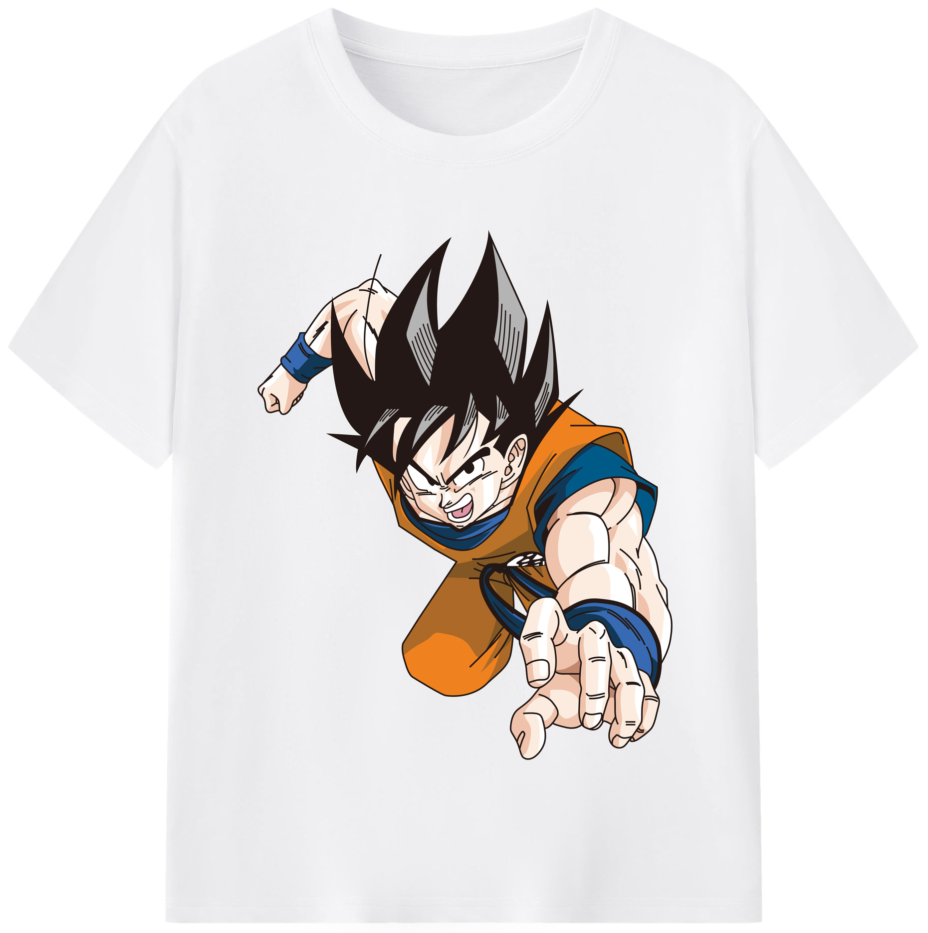 （画像用） ドラゴンボール 孫悟空（そん ごくう）Son Goku カカロット DRAGON BALL Kakarotto 綿100％半袖Tシャツ（フロントプリント）