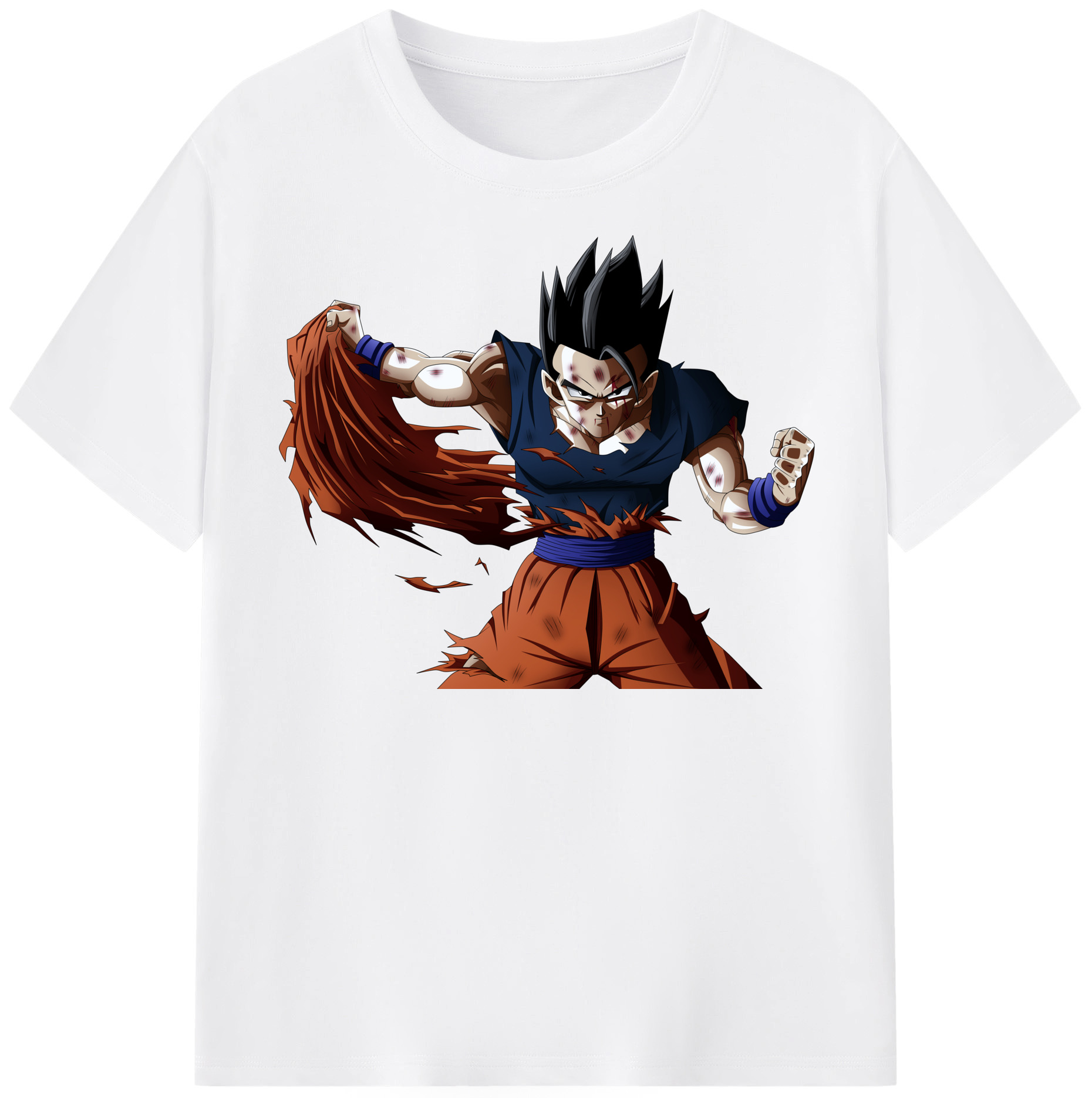 （画像用） ドラゴンボール ベジータ四世（Bejīta Yonsei）DRAGON BALL Vegeta IV 綿100％半袖Tシャツ（フロントプリント）
