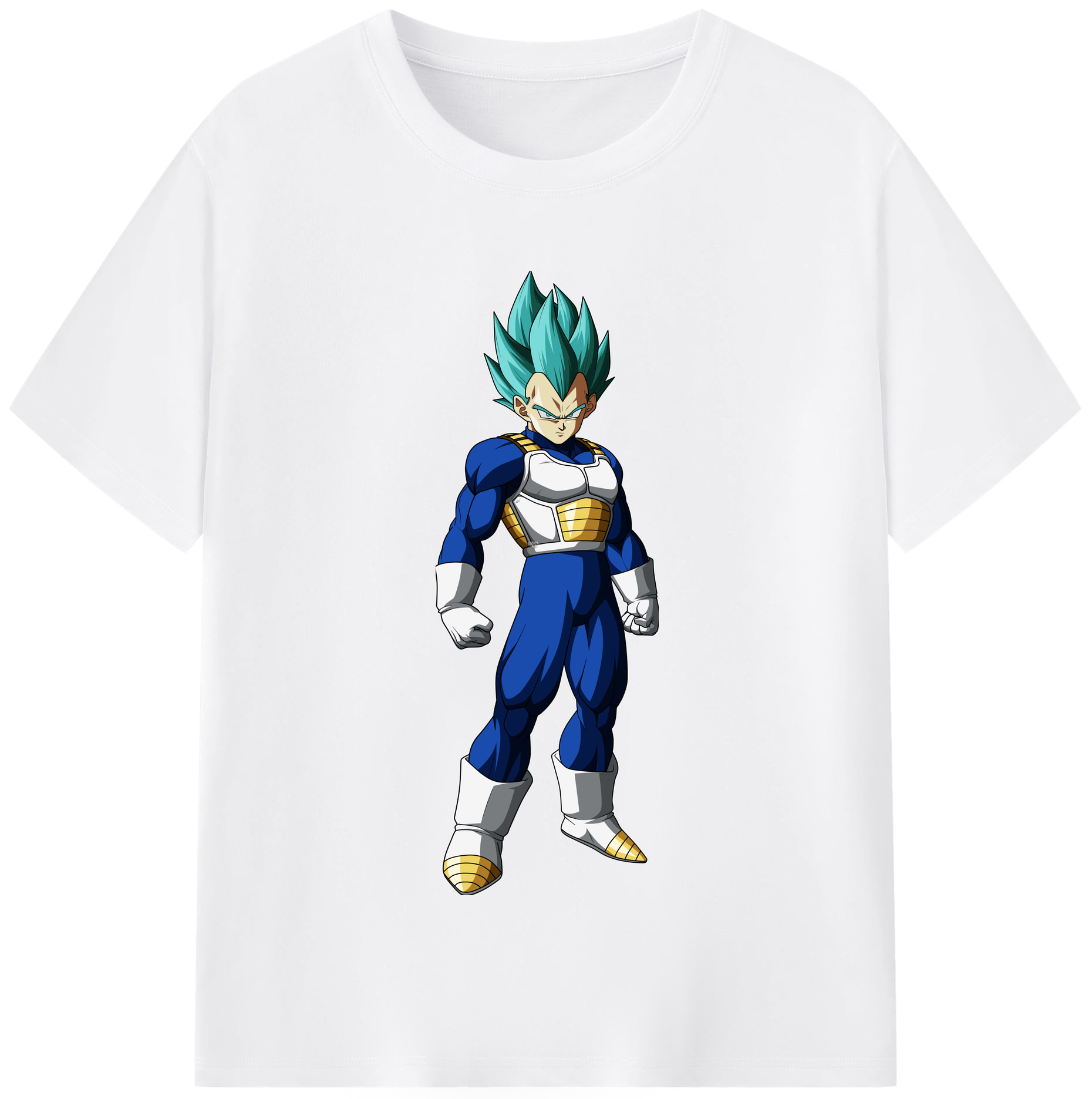 （画像用） ドラゴンボール ベジータ四世（Bejīta Yonsei）DRAGON BALL Vegeta IV 綿100％半袖Tシャツ（フロントプリント）