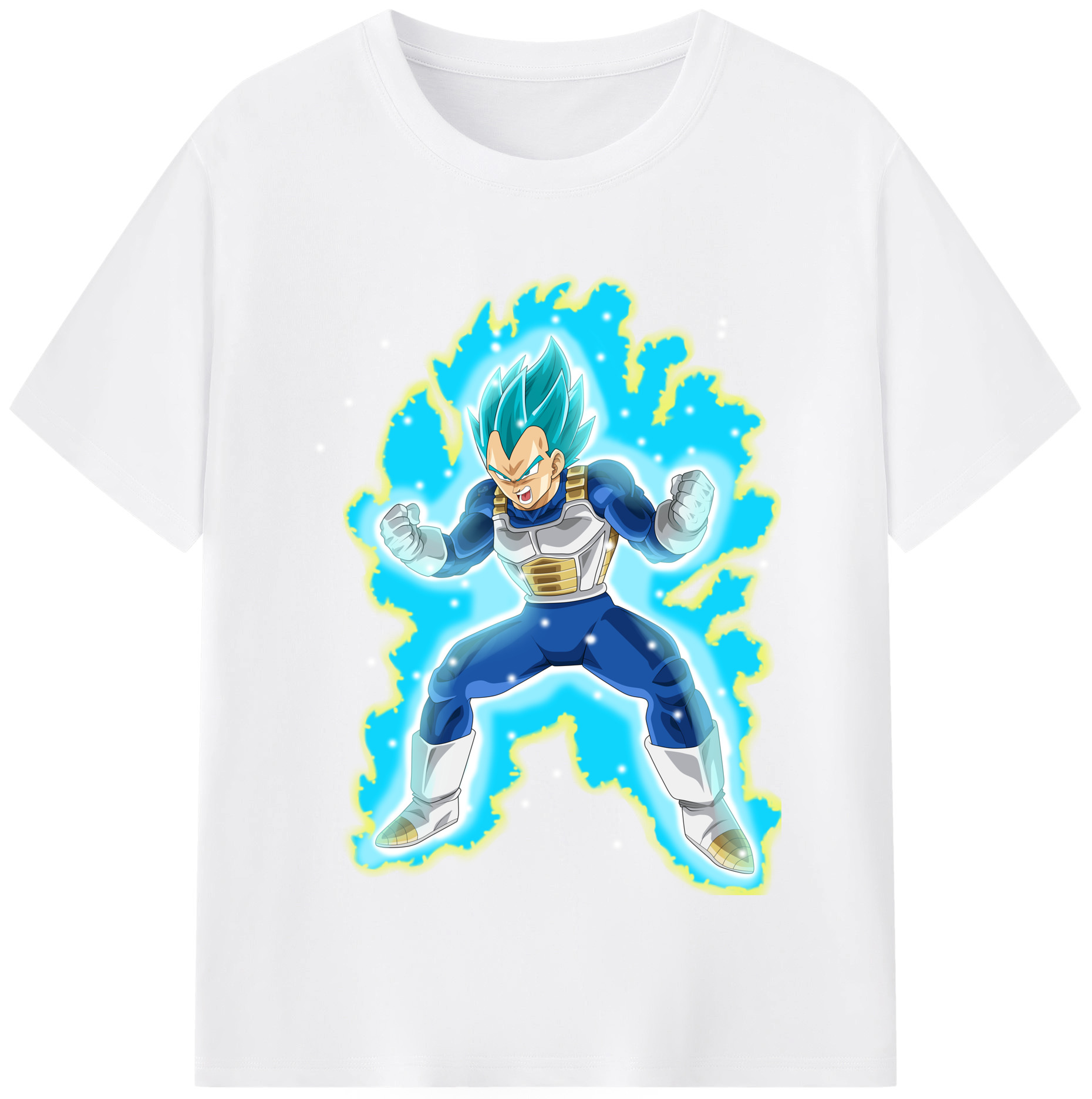 （画像用） ドラゴンボール ベジータ四世（Bejīta Yonsei）DRAGON BALL Vegeta IV 綿100％半袖Tシャツ（フロントプリント）