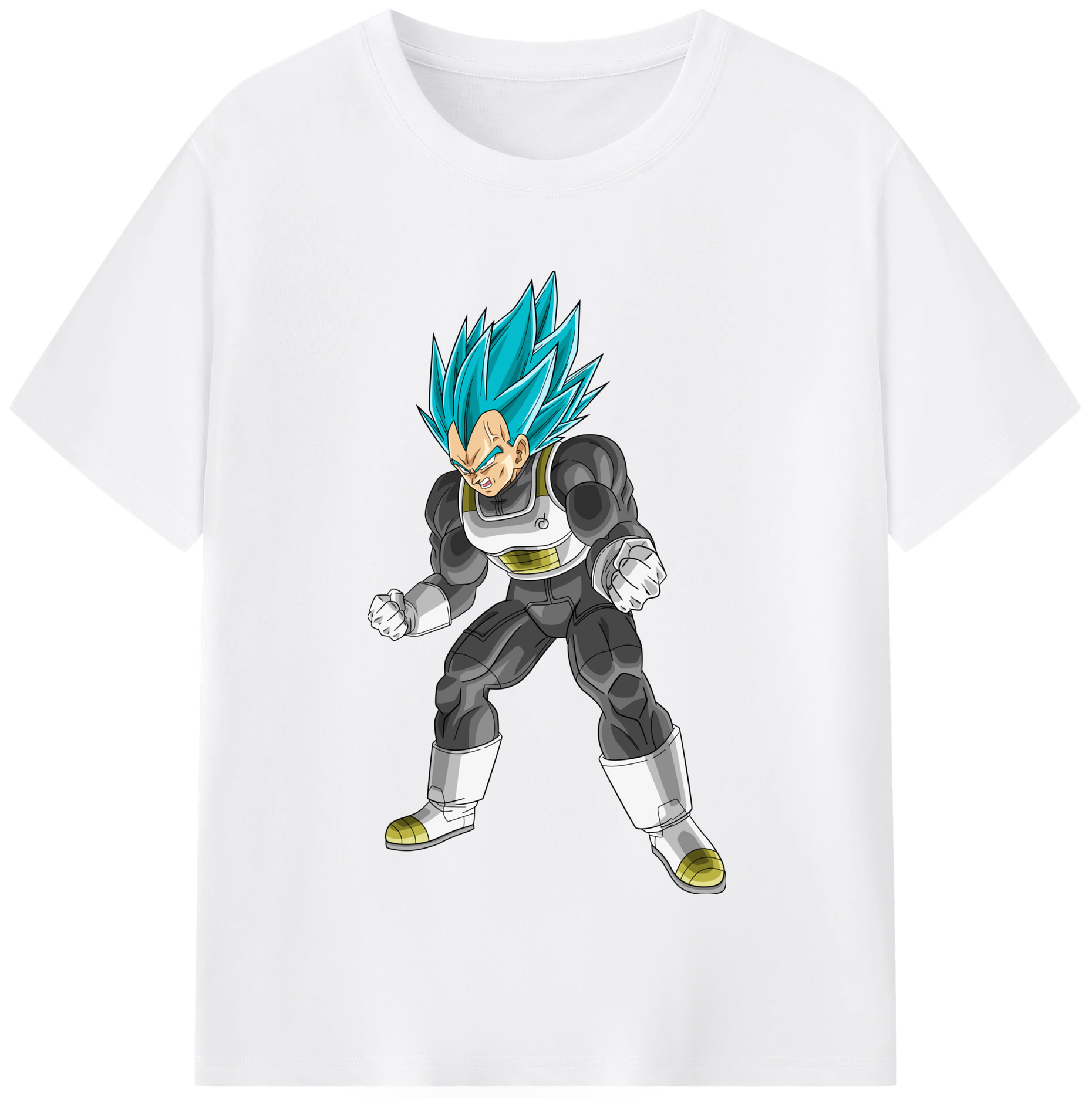 （画像用） ドラゴンボール ベジータ四世（Bejīta Yonsei）DRAGON BALL Vegeta IV 綿100％半袖Tシャツ（フロントプリント）