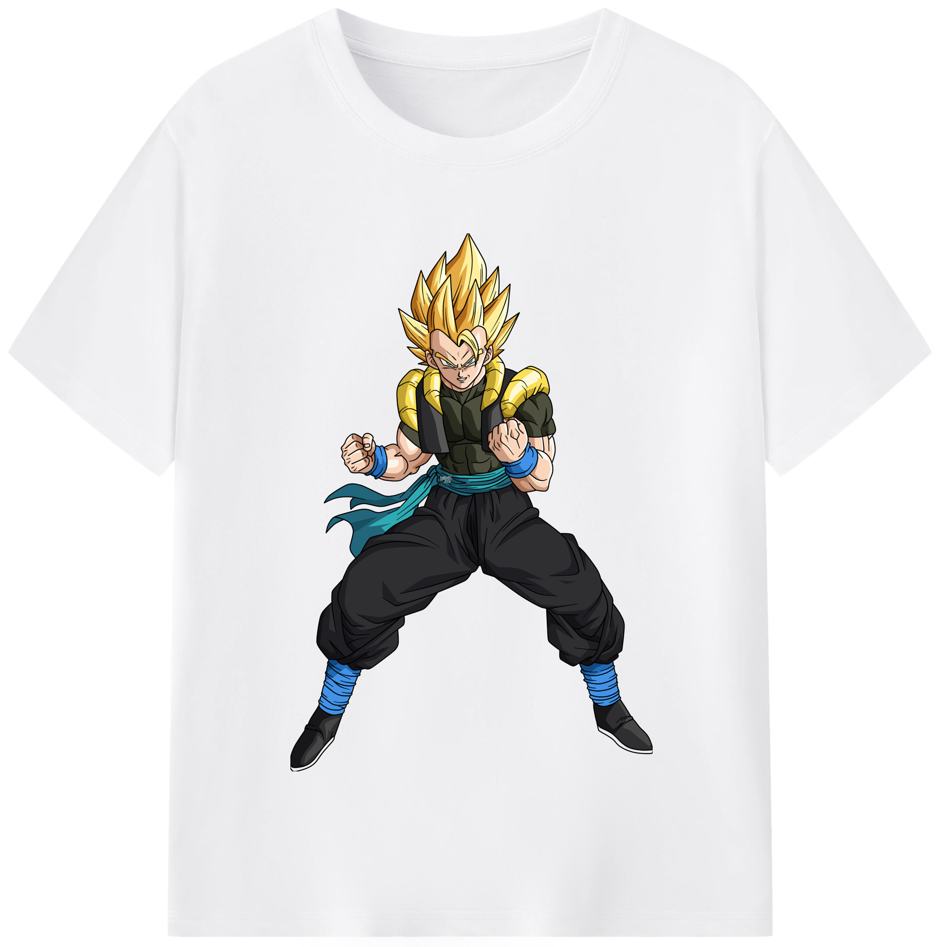 （画像用） ドラゴンボール ベジータ四世（Bejīta Yonsei）DRAGON BALL Vegeta IV 綿100％半袖Tシャツ（フロントプリント）