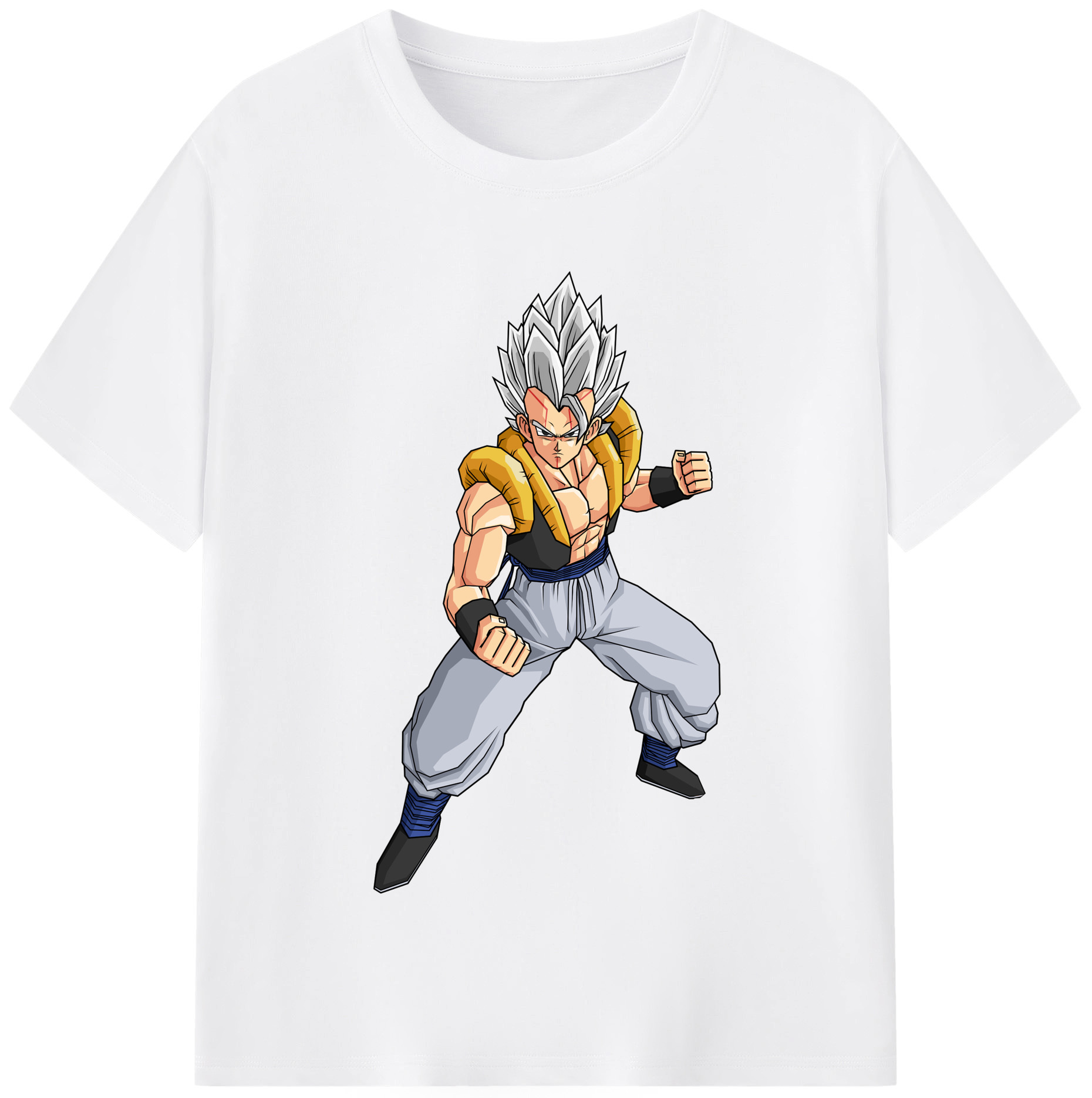 （画像用） ドラゴンボール ベジータ四世（Bejīta Yonsei）DRAGON BALL Vegeta IV 綿100％半袖Tシャツ（フロントプリント）