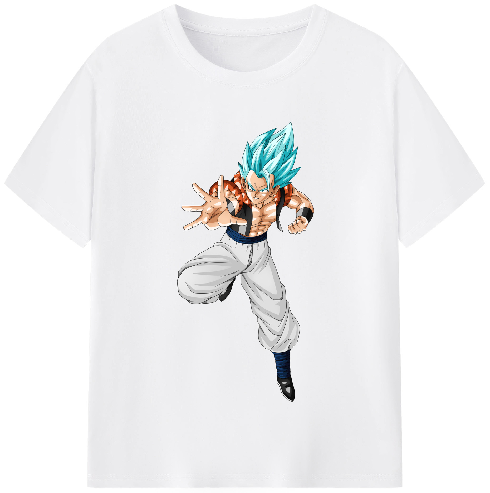 （画像用） ドラゴンボール ベジータ四世（Bejīta Yonsei）DRAGON BALL Vegeta IV 綿100％半袖Tシャツ（フロントプリント）