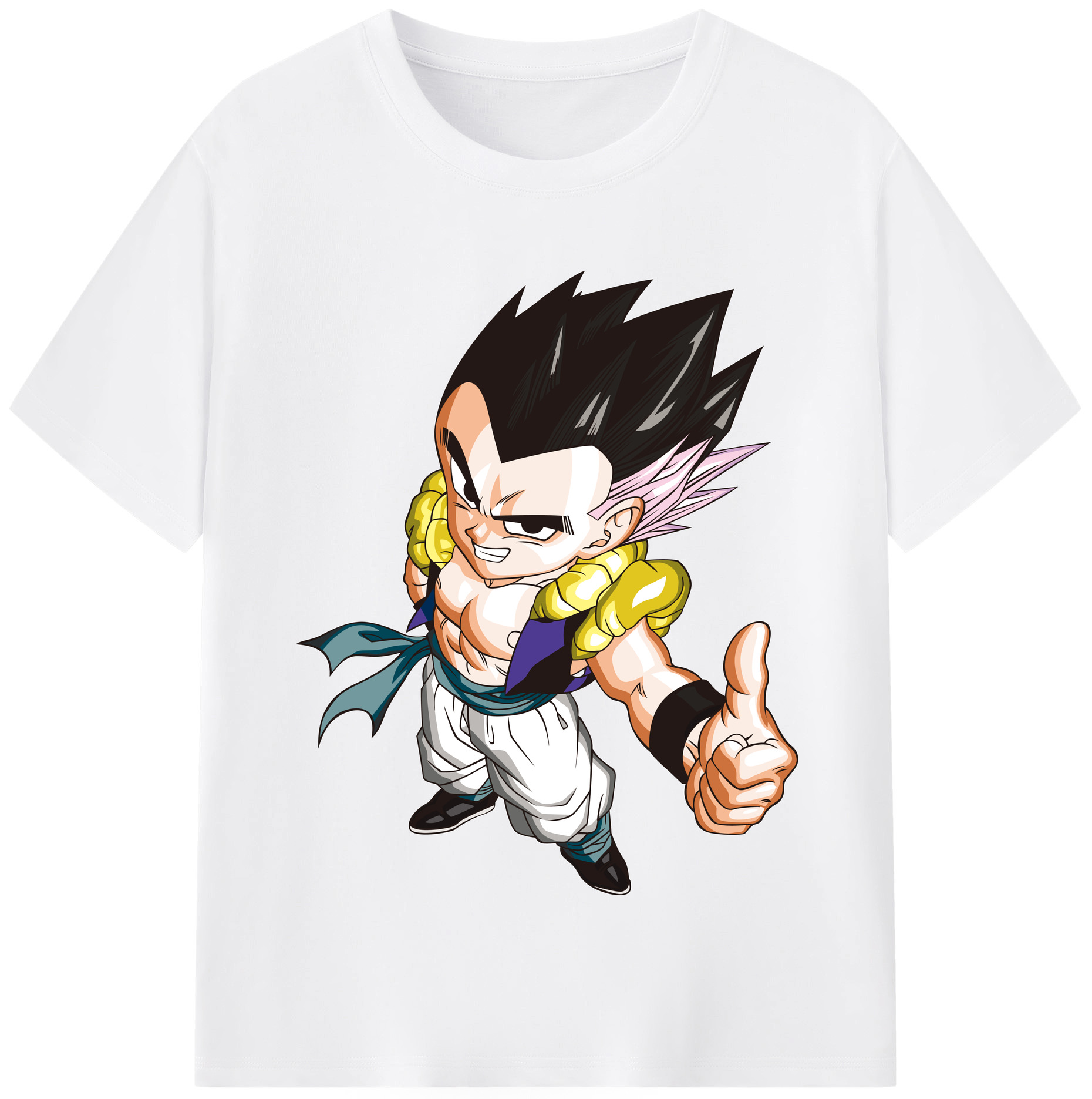 （画像用） ドラゴンボール ベジータ四世（Bejīta Yonsei）DRAGON BALL Vegeta IV 綿100％半袖Tシャツ（フロントプリント）