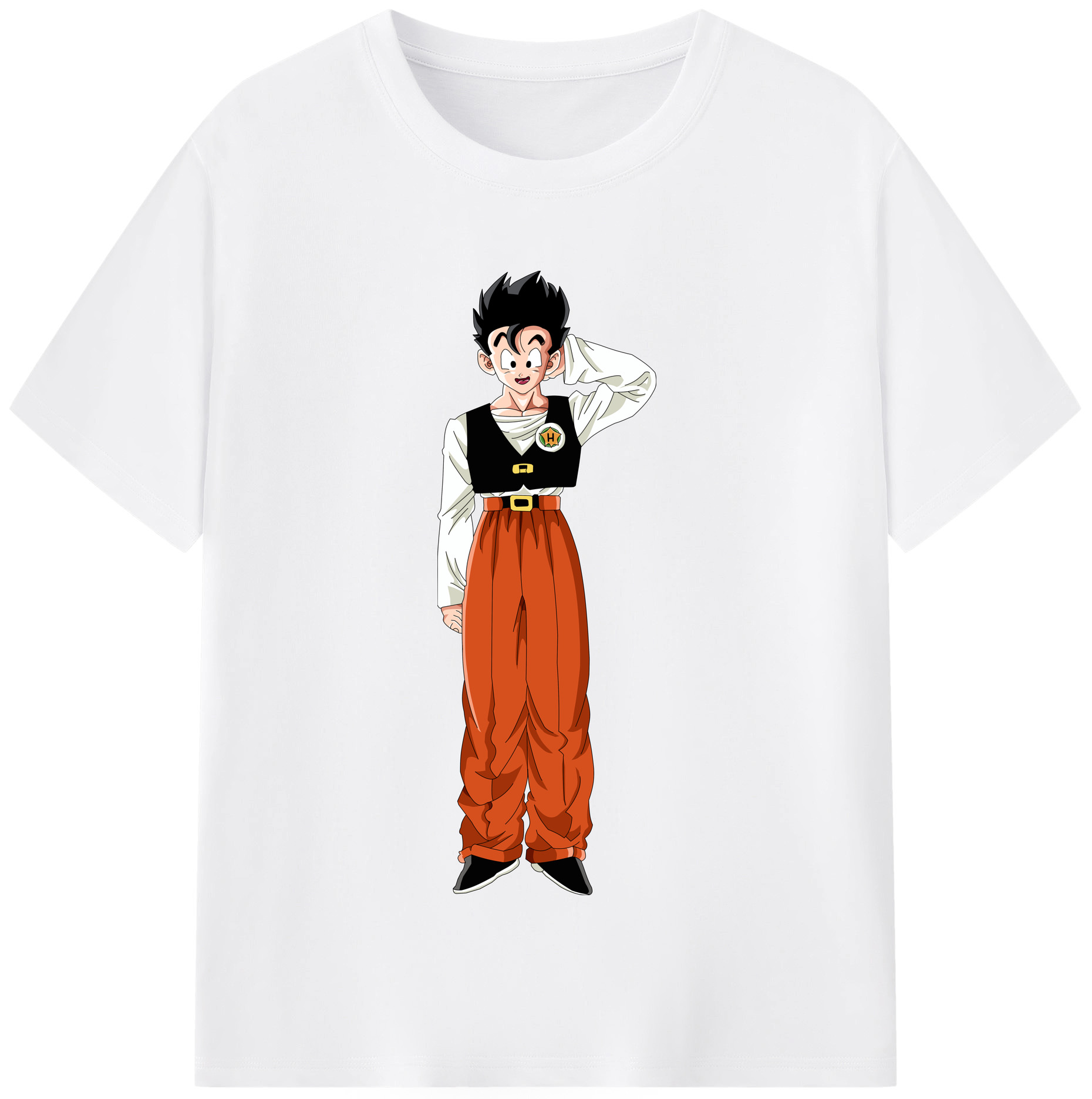 （画像用） ドラゴンボール 孫 悟飯（そんごはん）DRAGON BALL Son Gohan 綿100％半袖Tシャツ（フロントプリント）