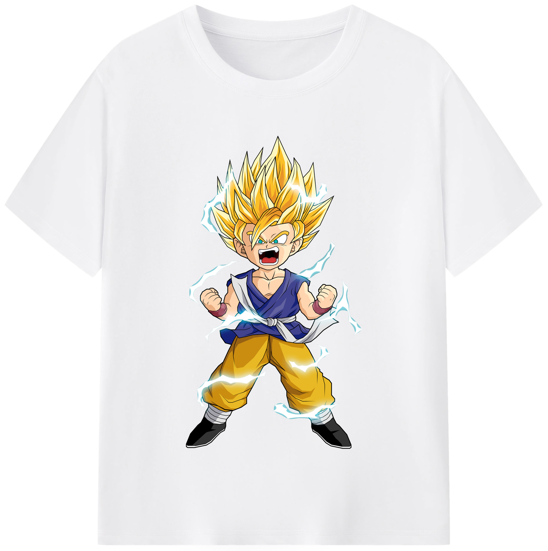 （画像用） ドラゴンボール 孫 悟飯（そんごはん）DRAGON BALL Son Gohan 綿100％半袖Tシャツ（フロントプリント）