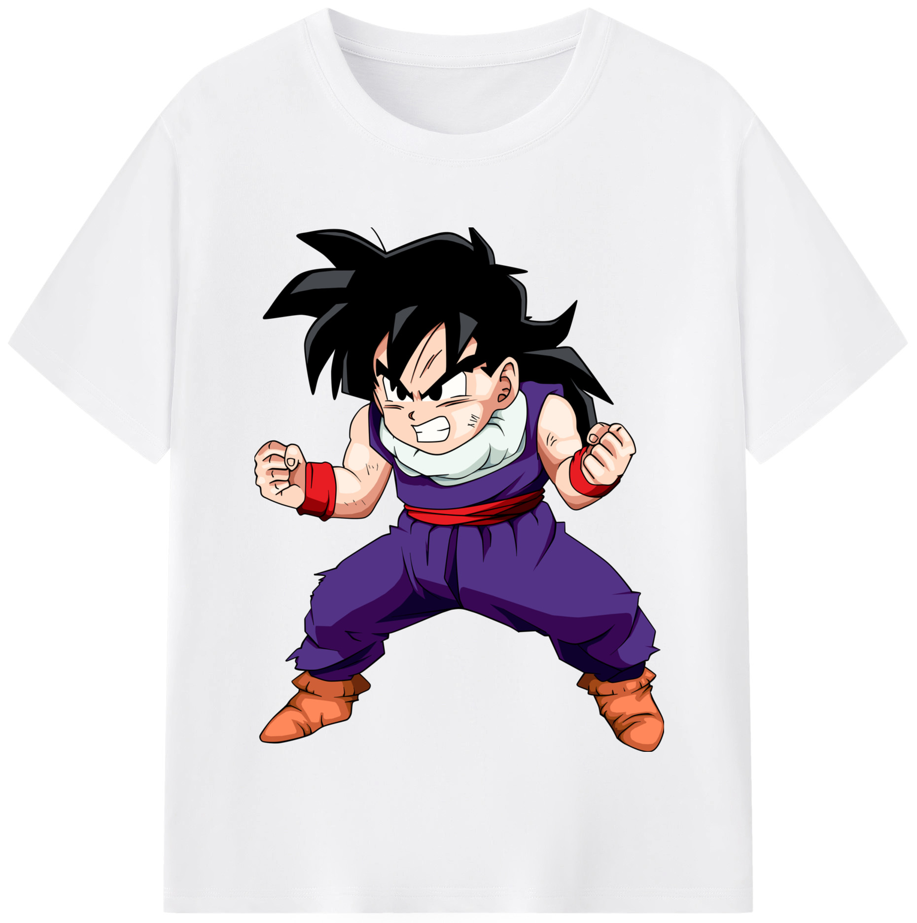 （画像用） ドラゴンボール 孫 悟飯（そんごはん）DRAGON BALL Son Gohan 綿100％半袖Tシャツ（フロントプリント）