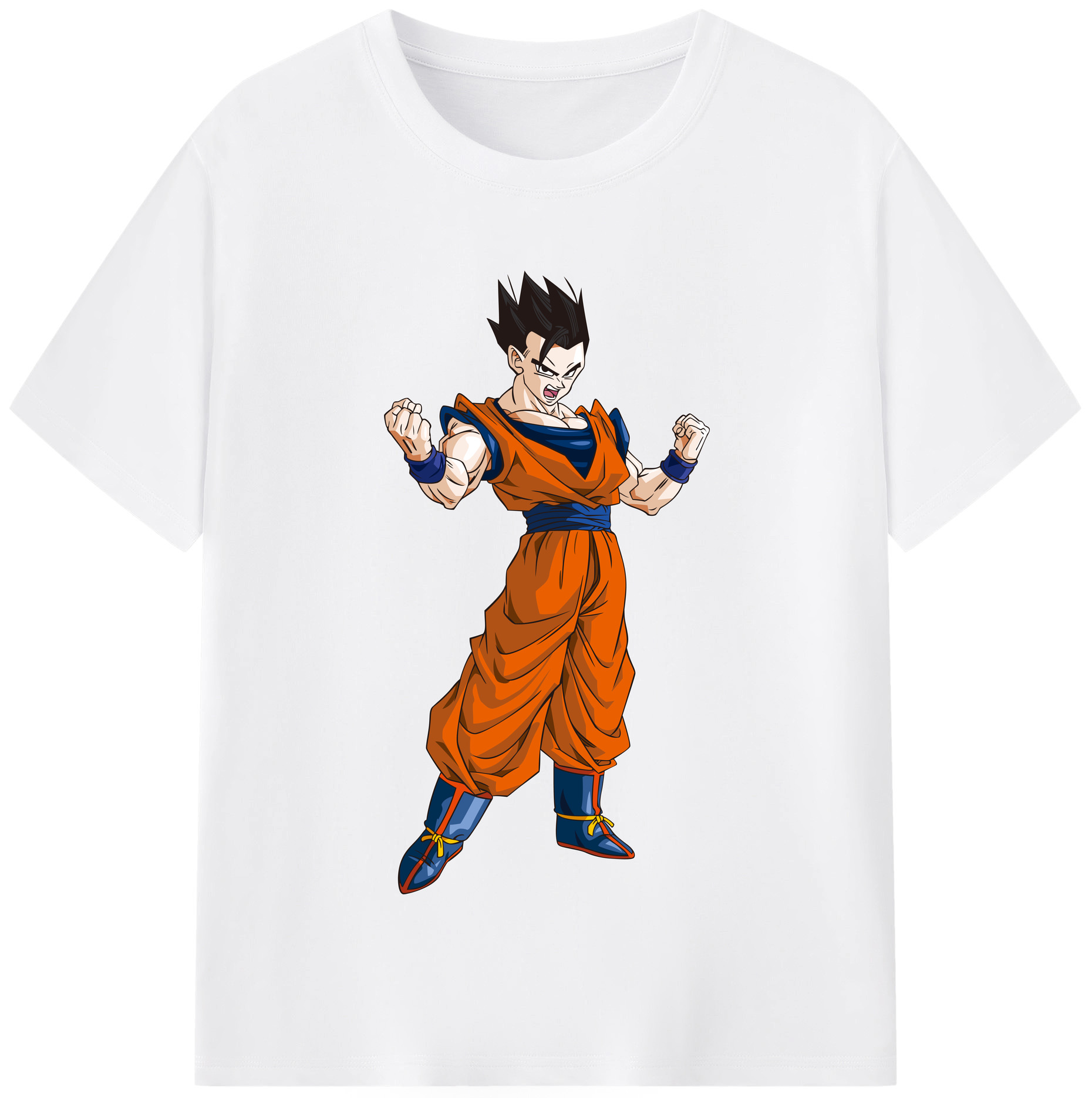 （画像用） ドラゴンボール 孫 悟飯（そんごはん）DRAGON BALL Son Gohan 綿100％半袖Tシャツ（フロントプリント）