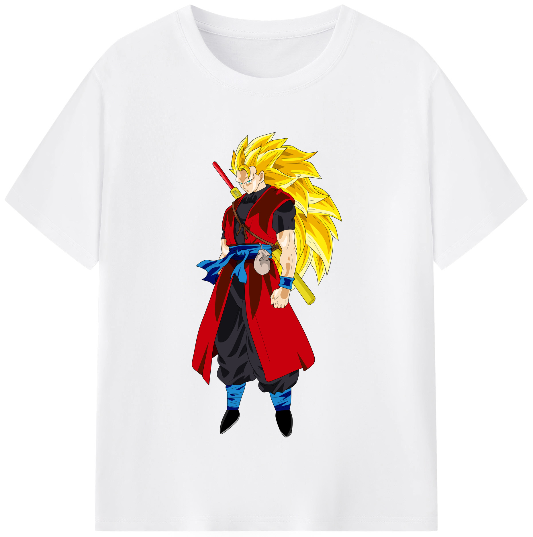 （画像用） ドラゴンボール トランクス（Torankusu）DRAGON BALL Trunks 綿100％半袖Tシャツ（フロントプリント）
