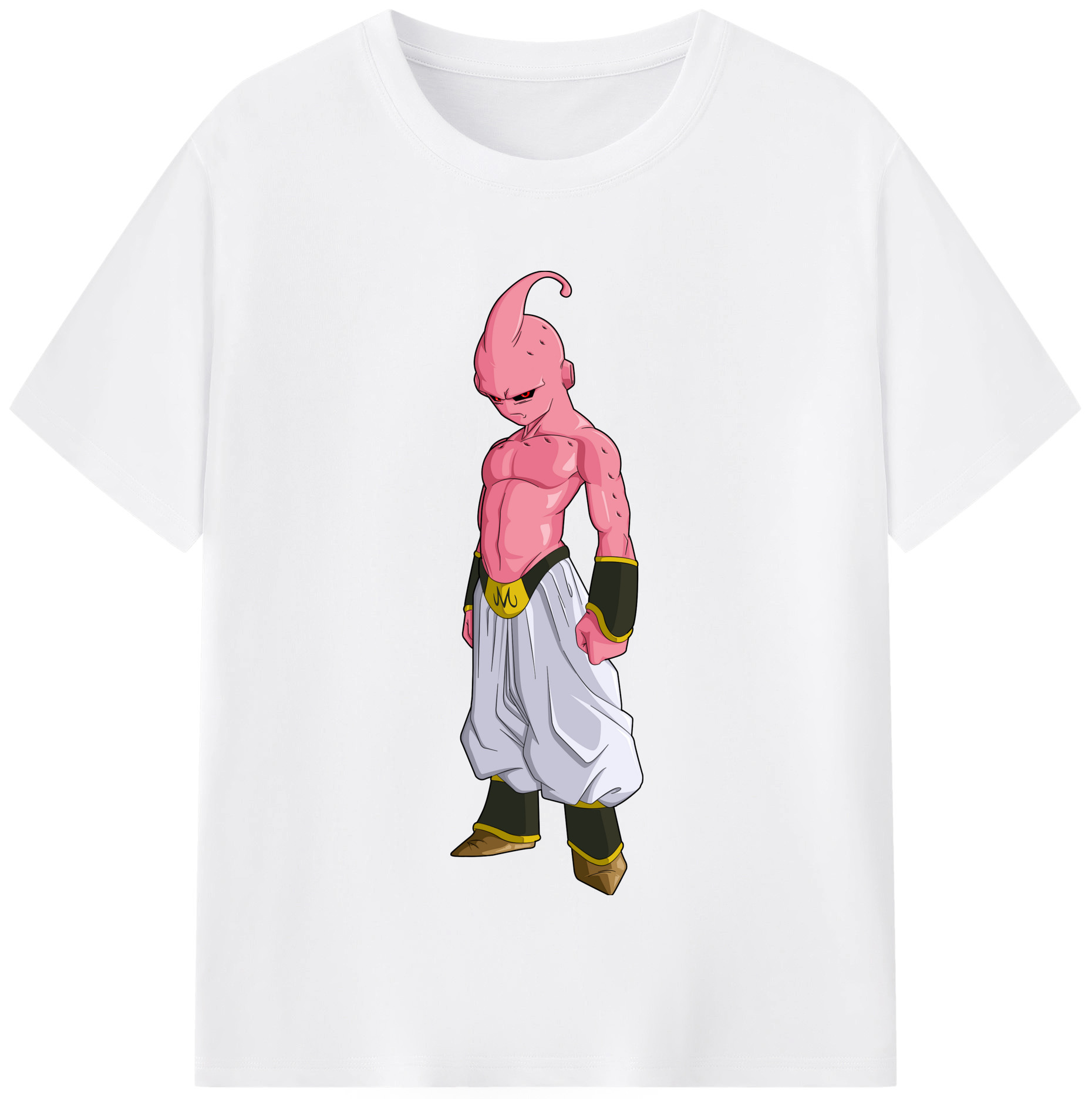 （画像用） ドラゴンボール 魔人ブウ DRAGON BALL Majin Buu 綿100％半袖Tシャツ（フロントプリント）