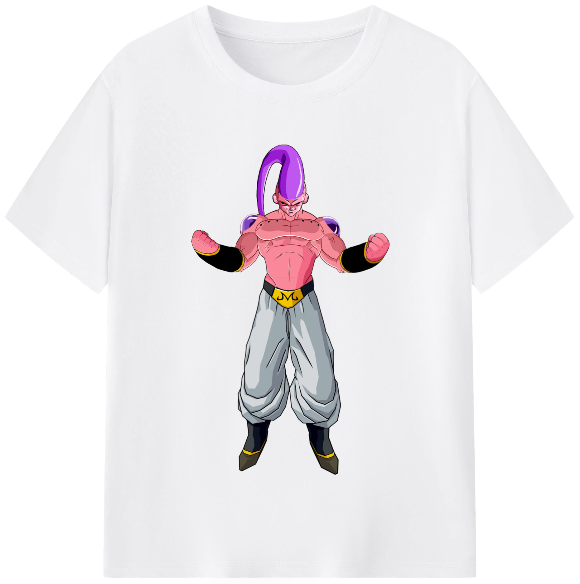 （画像用） ドラゴンボール 魔人ブウ DRAGON BALL Majin Buu 綿100％半袖Tシャツ（フロントプリント）