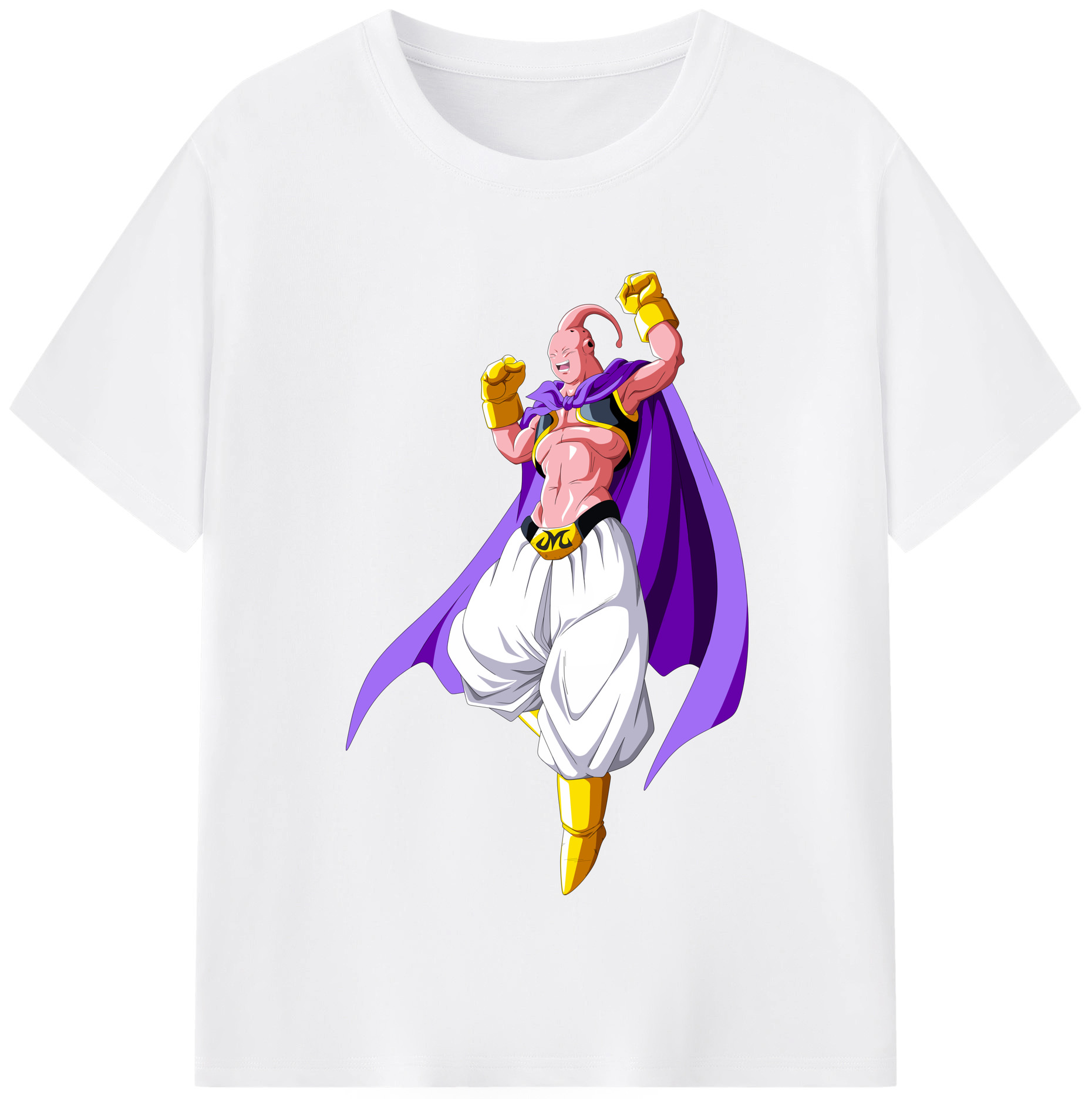 （画像用） ドラゴンボール 魔人ブウ DRAGON BALL Majin Buu 綿100％半袖Tシャツ（フロントプリント）