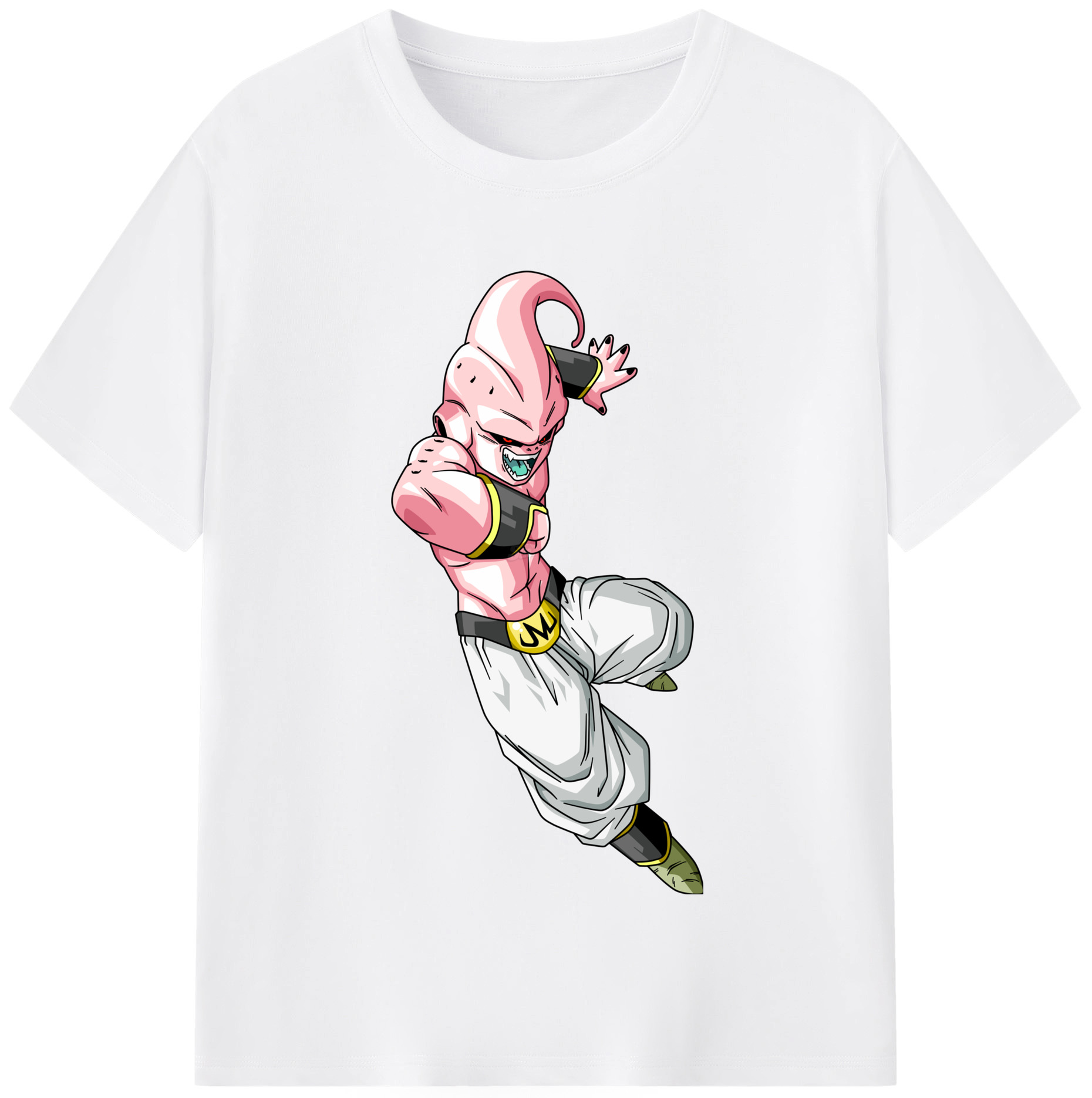 （画像用） ドラゴンボール 魔人ブウ DRAGON BALL Majin Buu 綿100％半袖Tシャツ（フロントプリント）