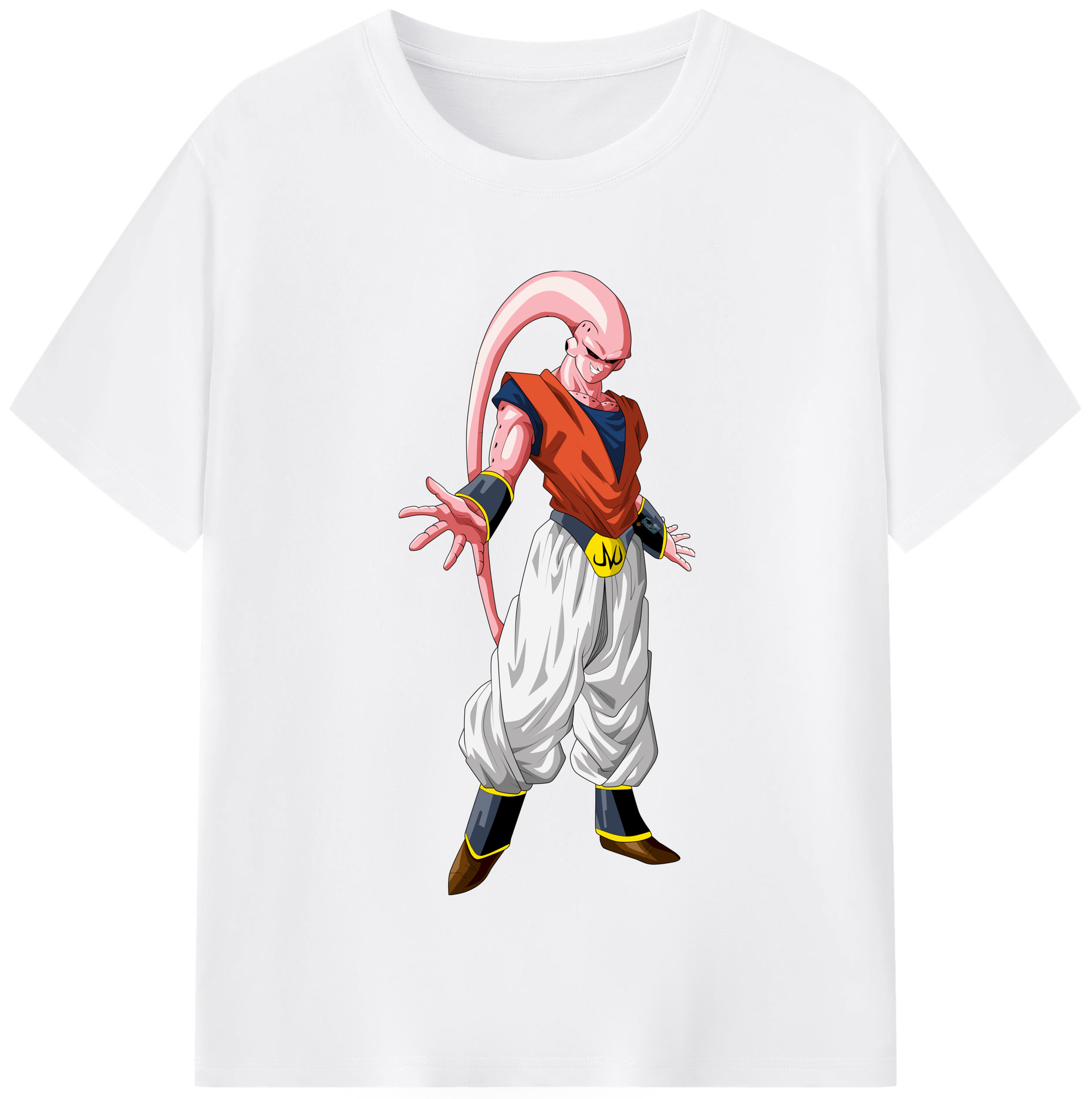 （画像用） ドラゴンボール 魔人ブウ DRAGON BALL Majin Buu 綿100％半袖Tシャツ（フロントプリント）